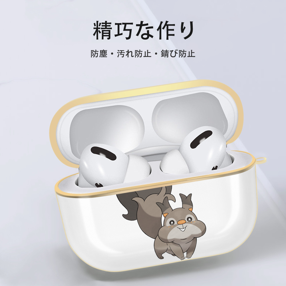 ポケットモンスター Pokémon 【AirPods Pro用】ハードシェル保護ケース｜耐衝撃・防指紋・カラビナ付き商品仕様