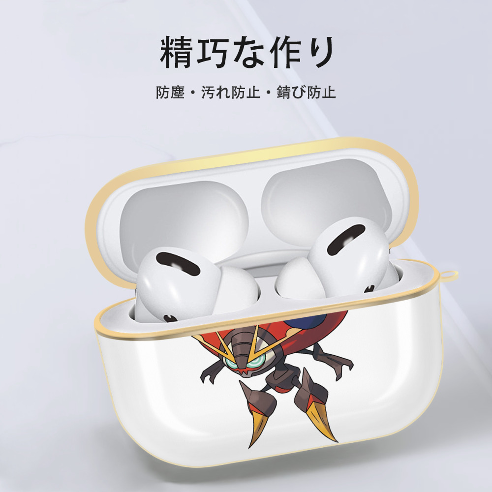 ポケットモンスター Pokémon 【AirPods Pro用】ハードシェル保護ケース｜耐衝撃・防指紋・カラビナ付き商品仕様