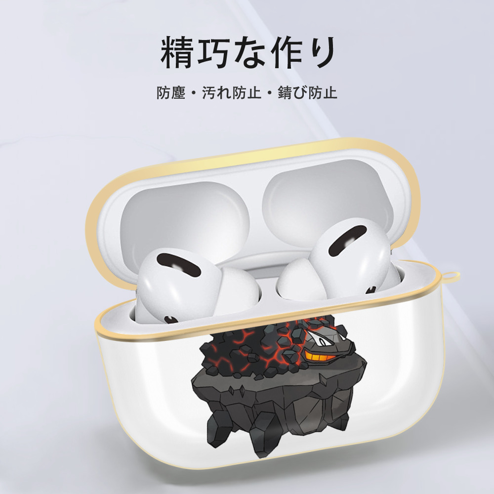ポケットモンスター Pokémon 【AirPods Pro用】ハードシェル保護ケース｜耐衝撃・防指紋・カラビナ付き商品仕様