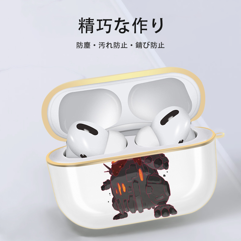 ポケットモンスター Pokémon 【AirPods Pro用】ハードシェル保護ケース｜耐衝撃・防指紋・カラビナ付き商品仕様