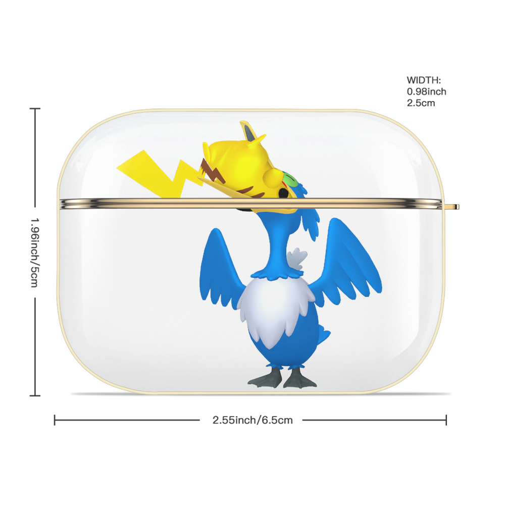 ポケットモンスター Pokémon 【AirPods Pro用】ハードシェル保護ケース｜耐衝撃・防指紋・カラビナ付き商品仕様