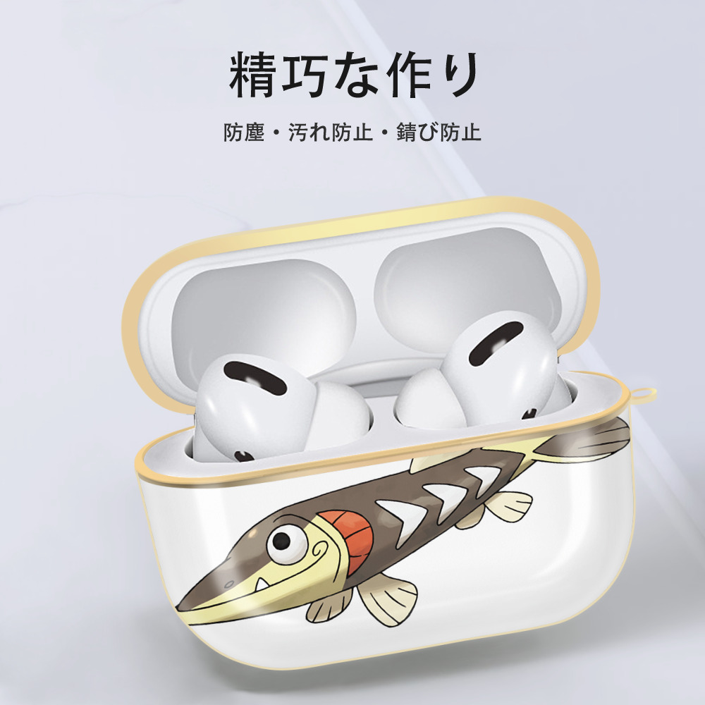 ポケットモンスター Pokémon 【AirPods Pro用】ハードシェル保護ケース｜耐衝撃・防指紋・カラビナ付き商品仕様