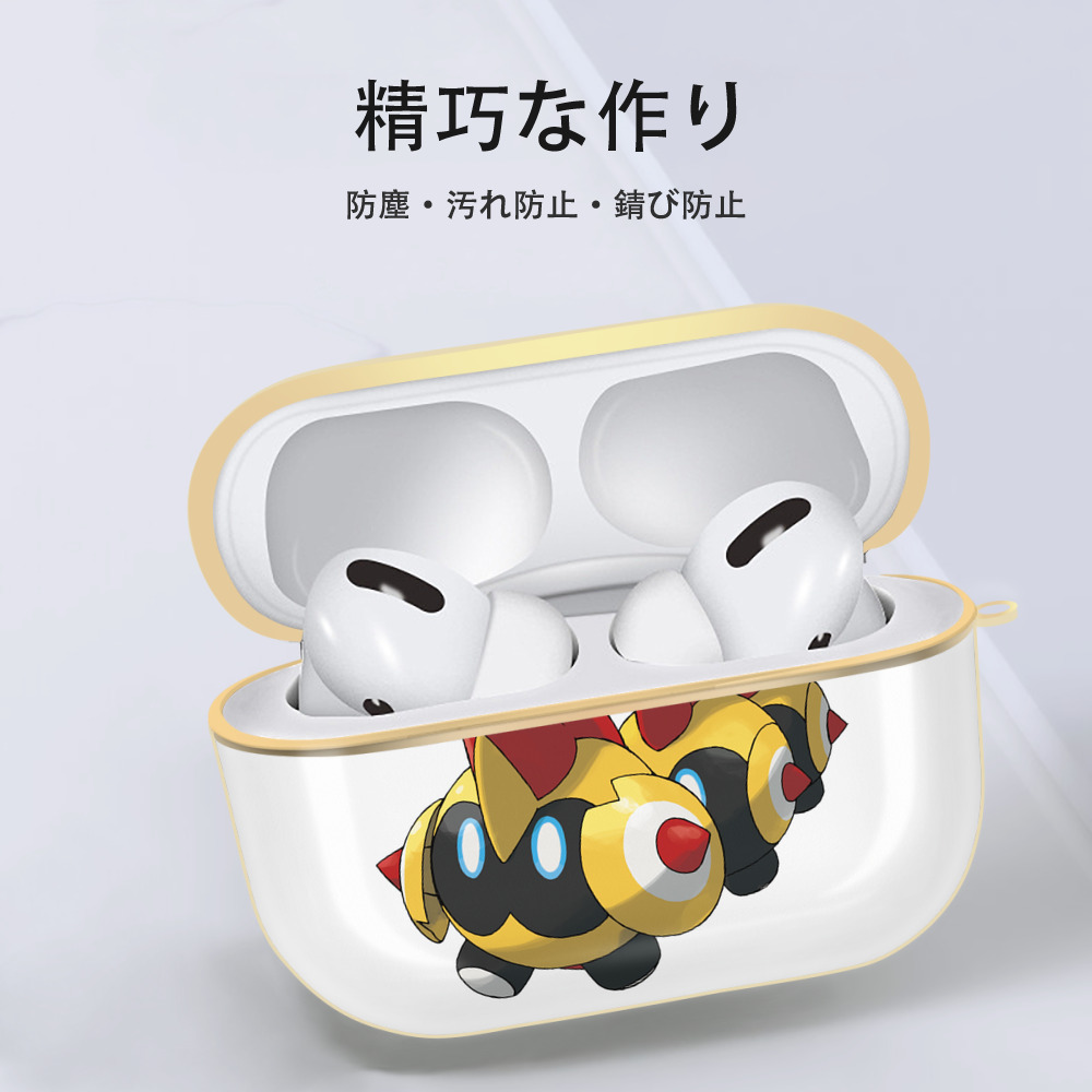 ポケットモンスター Pokémon 【AirPods Pro用】ハードシェル保護ケース｜耐衝撃・防指紋・カラビナ付き商品仕様