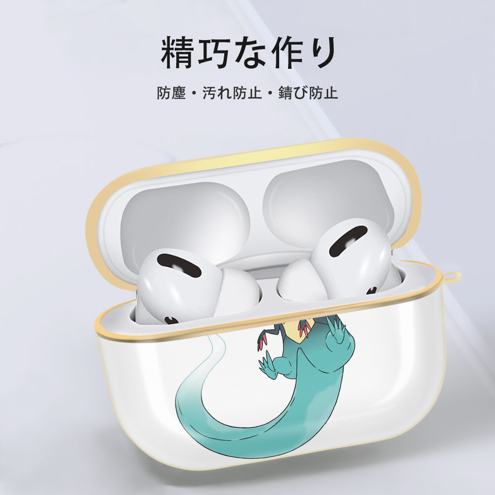 ポケットモンスター Pokémon 【AirPods Pro用】ハードシェル保護ケース｜耐衝撃・防指紋・カラビナ付き商品仕様