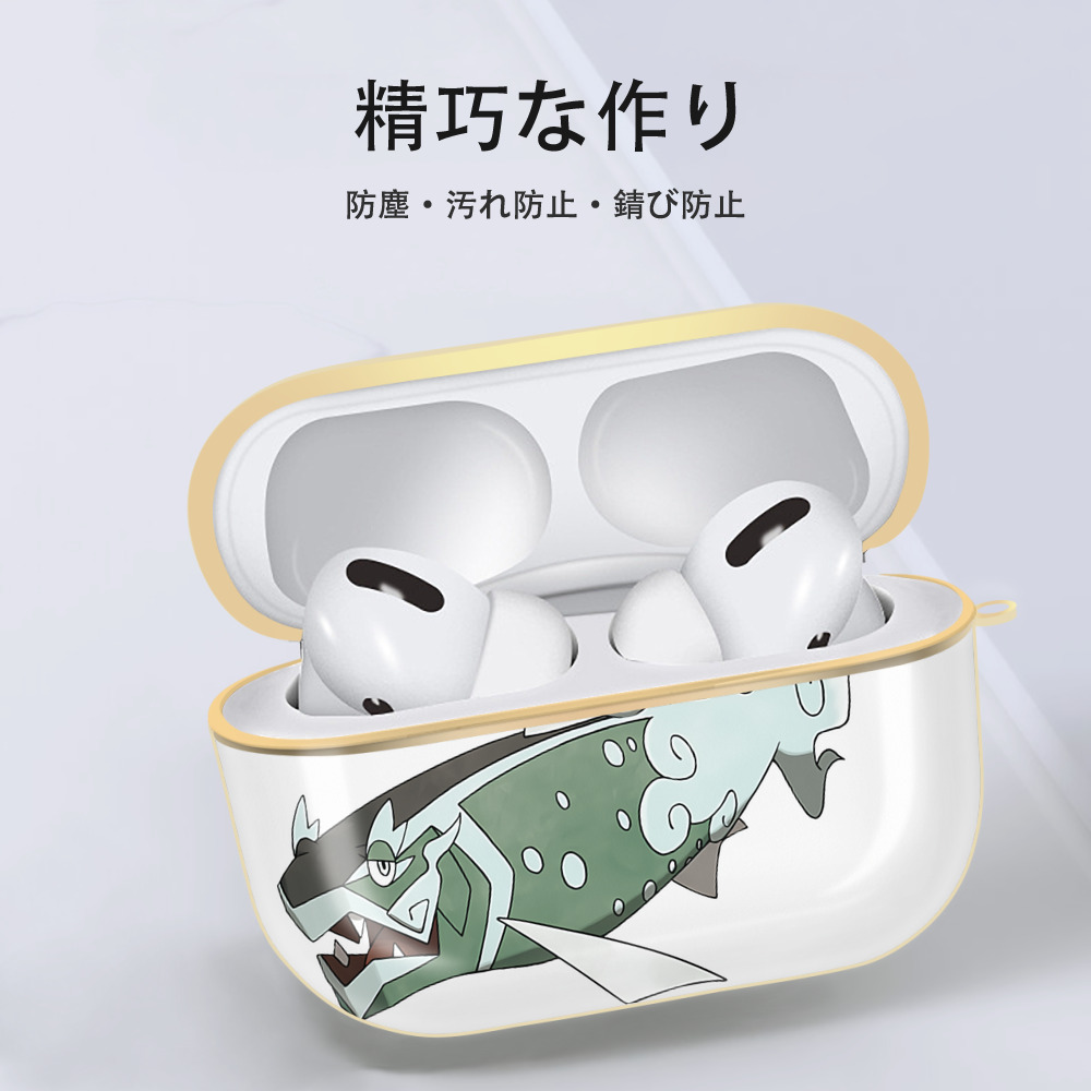 ポケットモンスター Pokémon 【AirPods Pro用】ハードシェル保護ケース｜耐衝撃・防指紋・カラビナ付き商品仕様