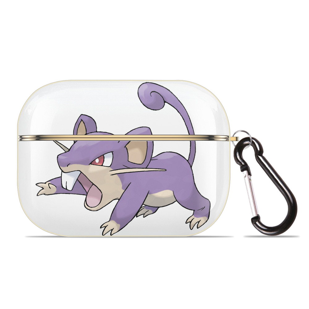 （画像用） ポケットモンスター Pokémon 【AirPods Pro用】ハードシェル保護ケース｜耐衝撃・防指紋・カラビナ付き商品仕様