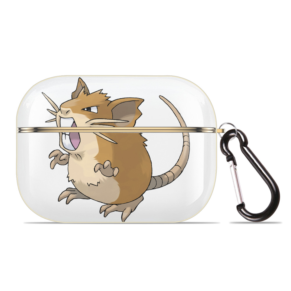 （画像用） ポケットモンスター Pokémon 【AirPods Pro用】ハードシェル保護ケース｜耐衝撃・防指紋・カラビナ付き商品仕様