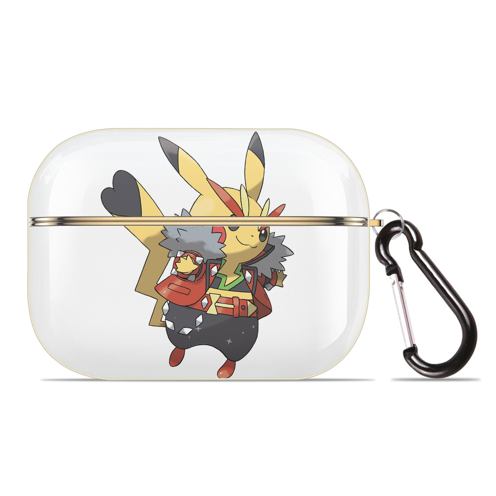 （画像用） ポケットモンスター Pokémon 【AirPods Pro用】ハードシェル保護ケース｜耐衝撃・防指紋・カラビナ付き商品仕様