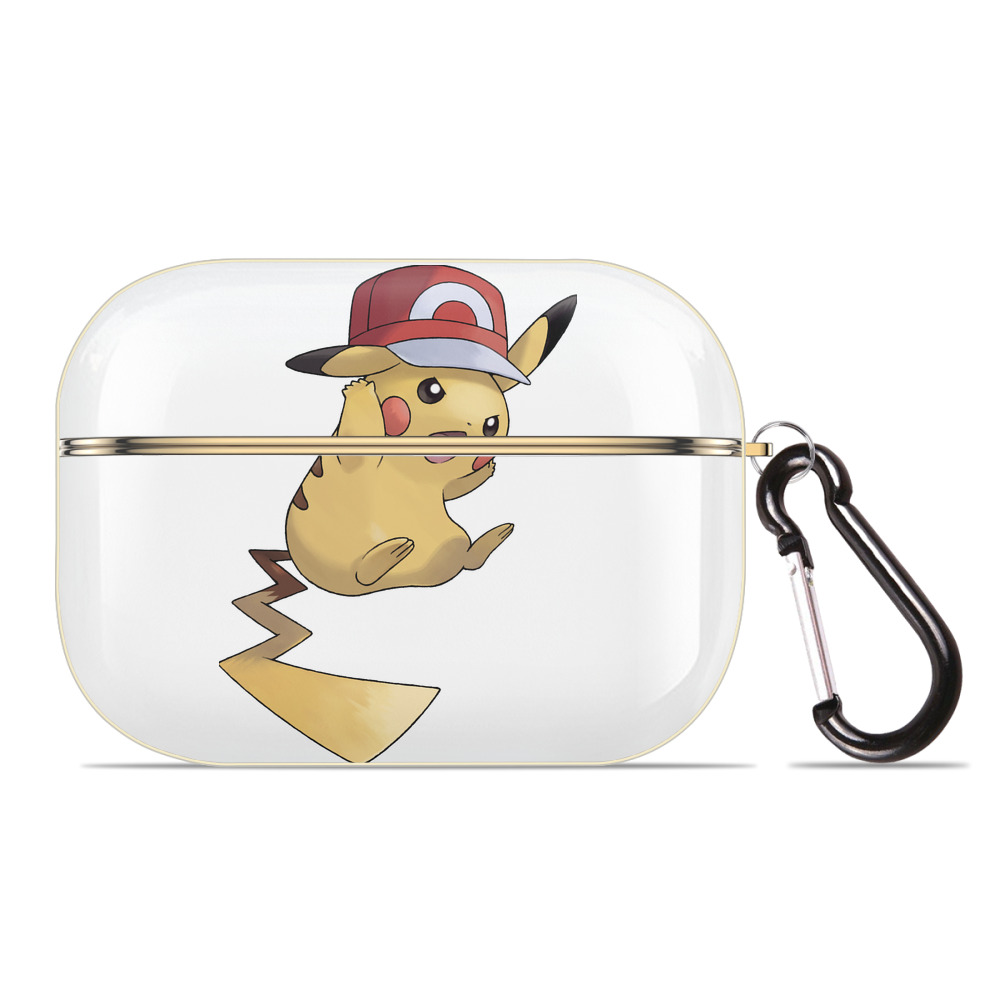 （画像用） ポケットモンスター Pokémon 【AirPods Pro用】ハードシェル保護ケース｜耐衝撃・防指紋・カラビナ付き商品仕様
