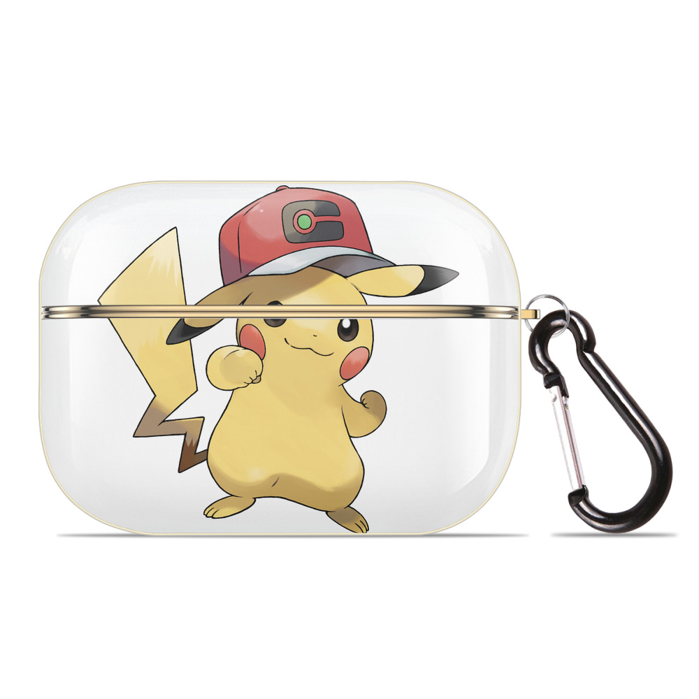 （画像用） ポケットモンスター Pokémon 【AirPods Pro用】ハードシェル保護ケース｜耐衝撃・防指紋・カラビナ付き商品仕様
