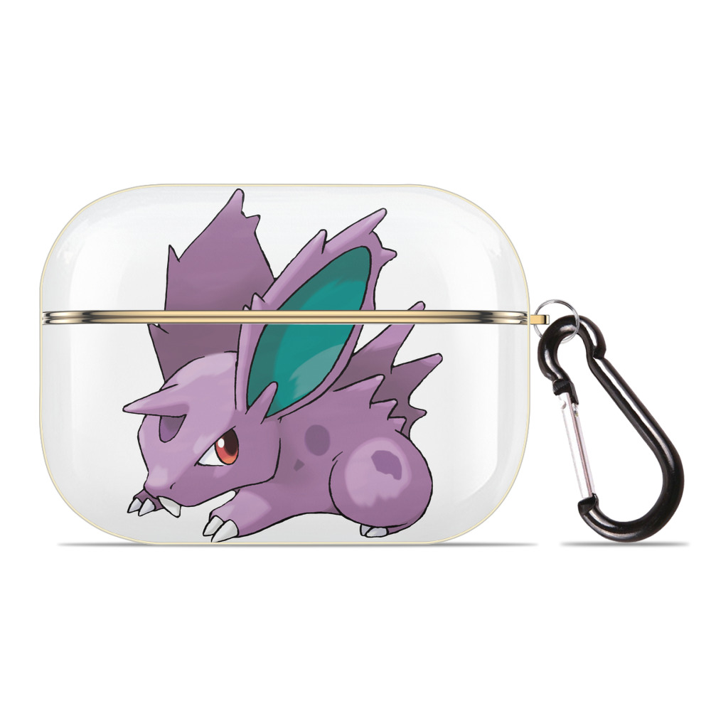 （画像用） ポケットモンスター Pokémon 【AirPods Pro用】ハードシェル保護ケース｜耐衝撃・防指紋・カラビナ付き商品仕様