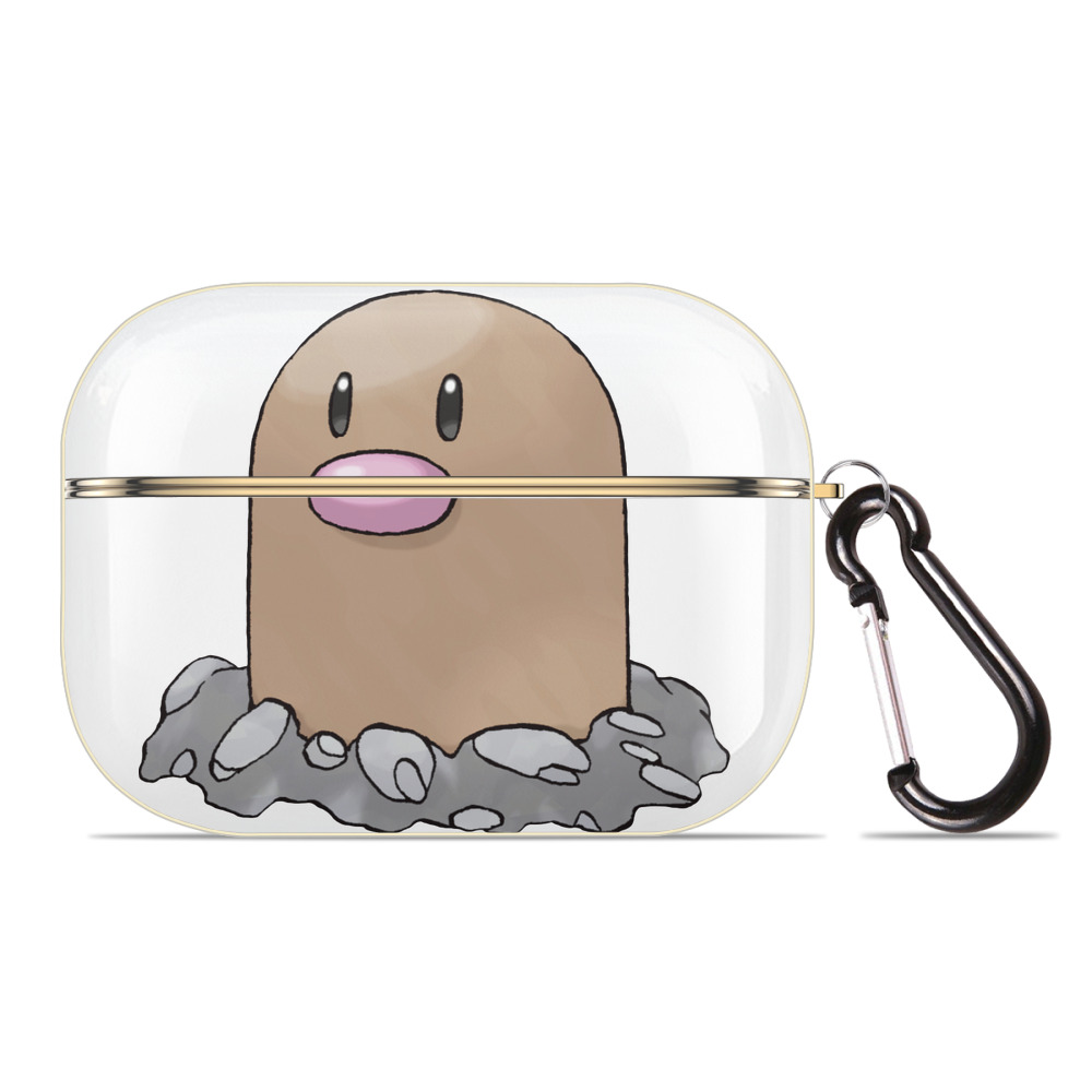 （画像用） ポケットモンスター Pokémon 【AirPods Pro用】ハードシェル保護ケース｜耐衝撃・防指紋・カラビナ付き商品仕様