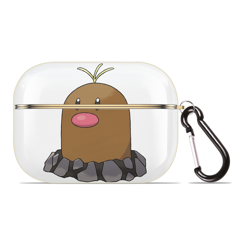 （画像用） ポケットモンスター Pokémon 【AirPods Pro用】ハードシェル保護ケース｜耐衝撃・防指紋・カラビナ付き商品仕様
