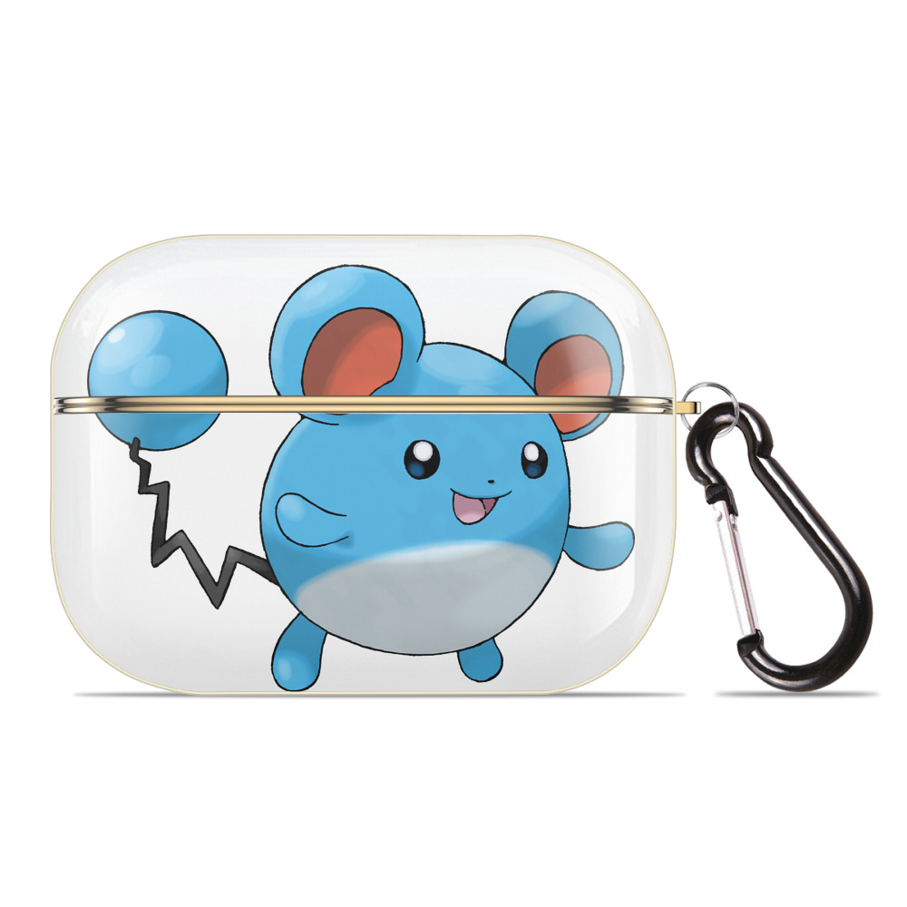 （画像用） ポケットモンスター Pokémon 【AirPods Pro用】ハードシェル保護ケース｜耐衝撃・防指紋・カラビナ付き商品仕様