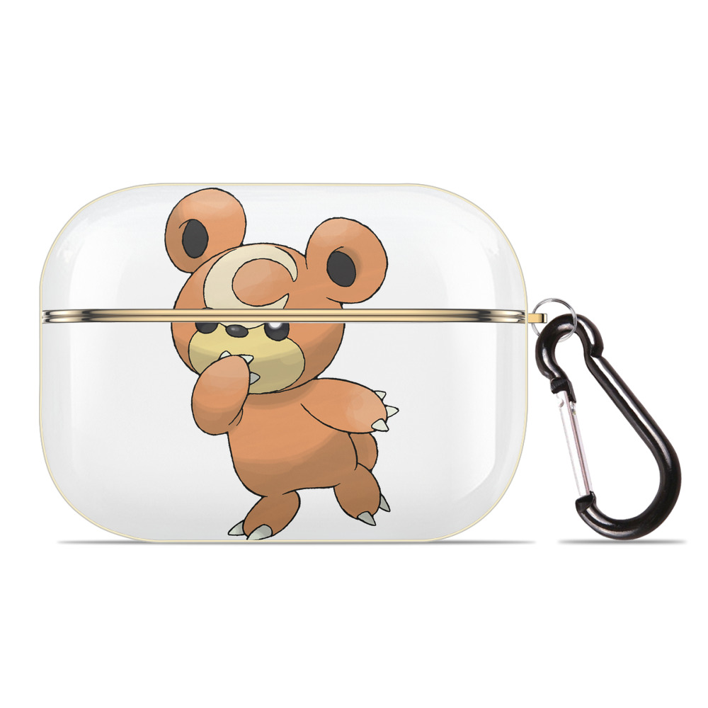 （画像用） ポケットモンスター Pokémon 【AirPods Pro用】ハードシェル保護ケース｜耐衝撃・防指紋・カラビナ付き商品仕様