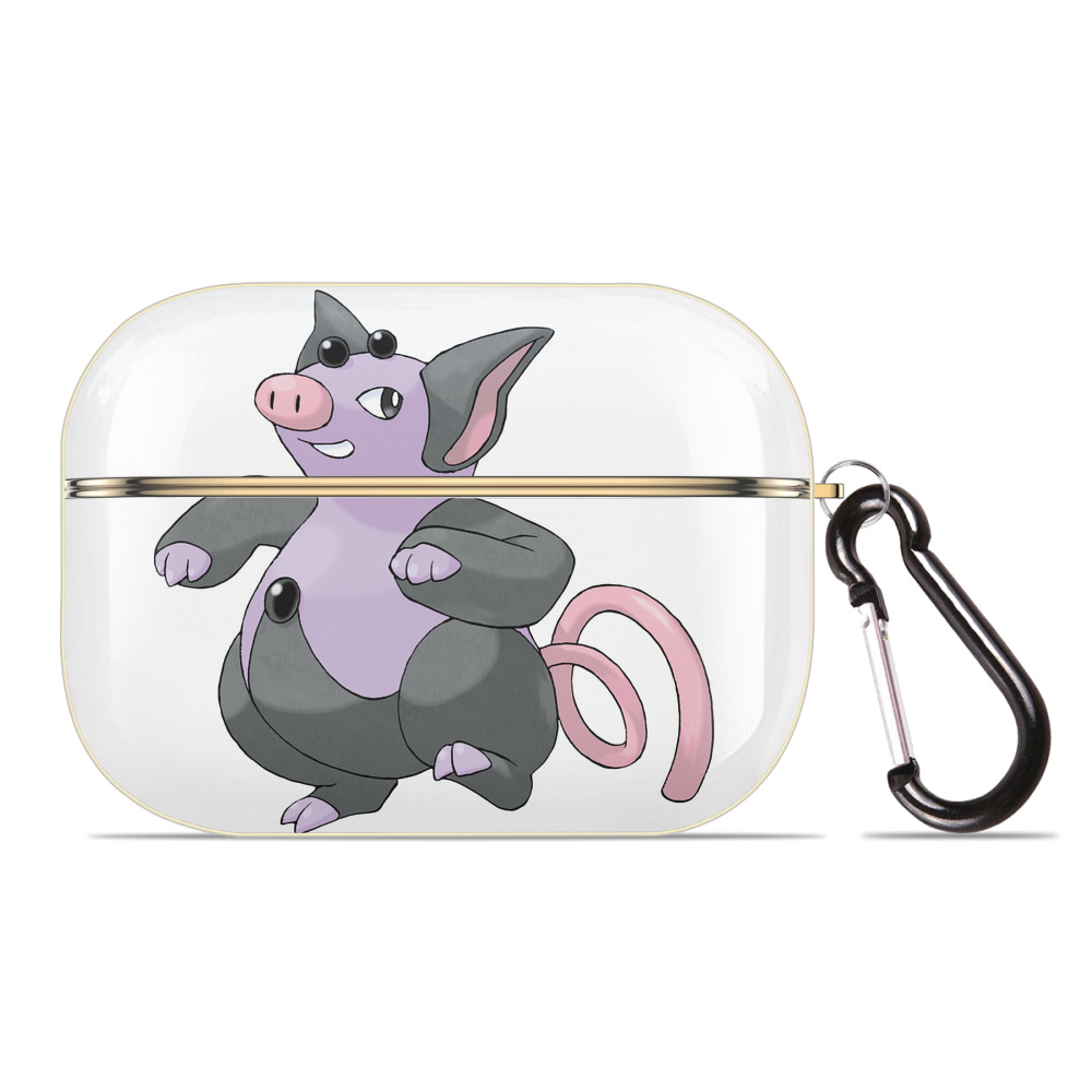 （画像用） ポケットモンスター Pokémon 【AirPods Pro用】ハードシェル保護ケース｜耐衝撃・防指紋・カラビナ付き商品仕様