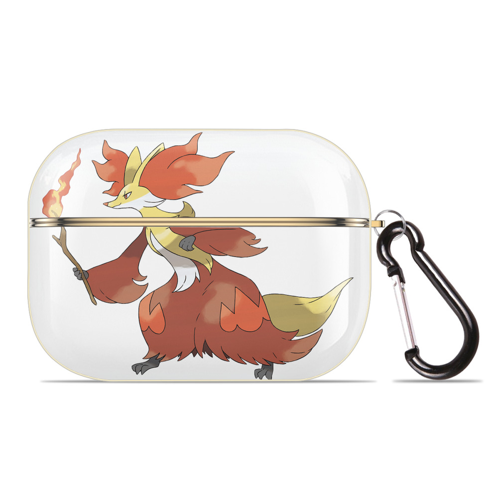 （画像用） ポケットモンスター Pokémon 【AirPods Pro用】ハードシェル保護ケース｜耐衝撃・防指紋・カラビナ付き商品仕様