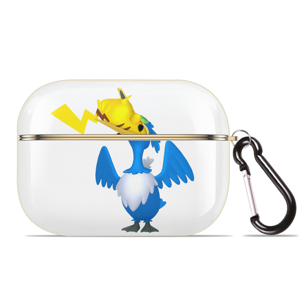 （画像用） ポケットモンスター Pokémon 【AirPods Pro用】ハードシェル保護ケース｜耐衝撃・防指紋・カラビナ付き商品仕様