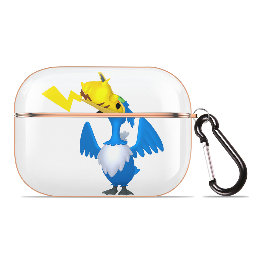（画像用） ポケットモンスター Pokémon 【AirPods Pro用】ハードシェル保護ケース｜耐衝撃・防指紋・カラビナ付き商品仕様