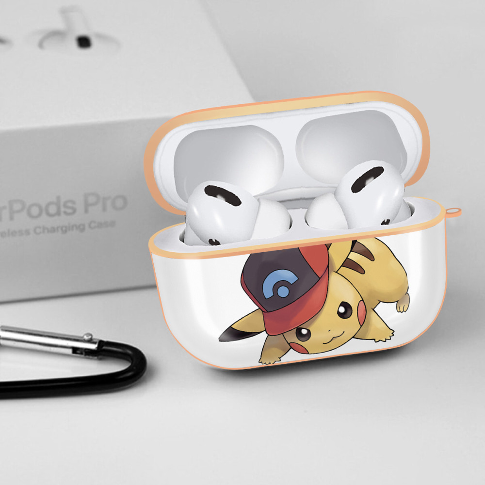 ポケットモンスター Pokémon 【AirPods Pro用】ハードシェル保護ケース｜耐衝撃・防指紋・カラビナ付き商品仕様