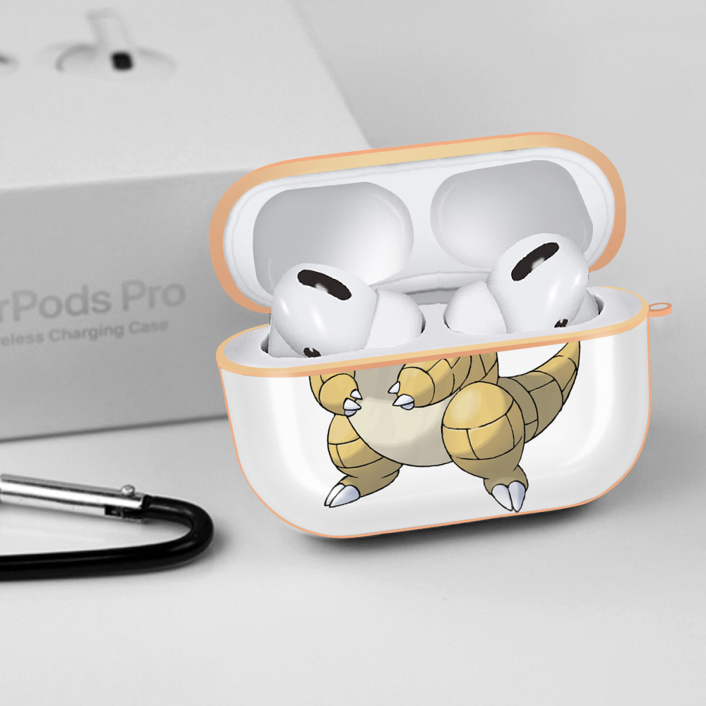 ポケットモンスター Pokémon 【AirPods Pro用】ハードシェル保護ケース｜耐衝撃・防指紋・カラビナ付き商品仕様