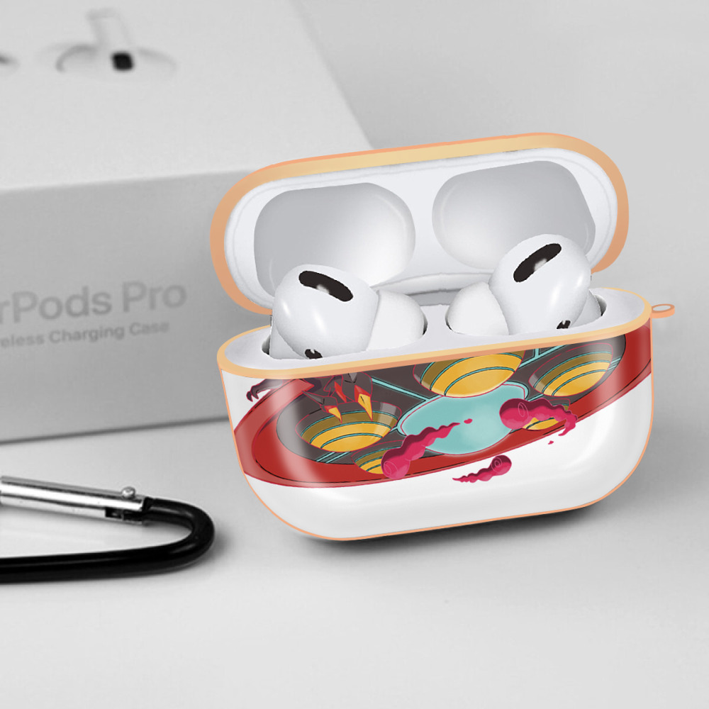 ポケットモンスター Pokémon 【AirPods Pro用】ハードシェル保護ケース｜耐衝撃・防指紋・カラビナ付き商品仕様