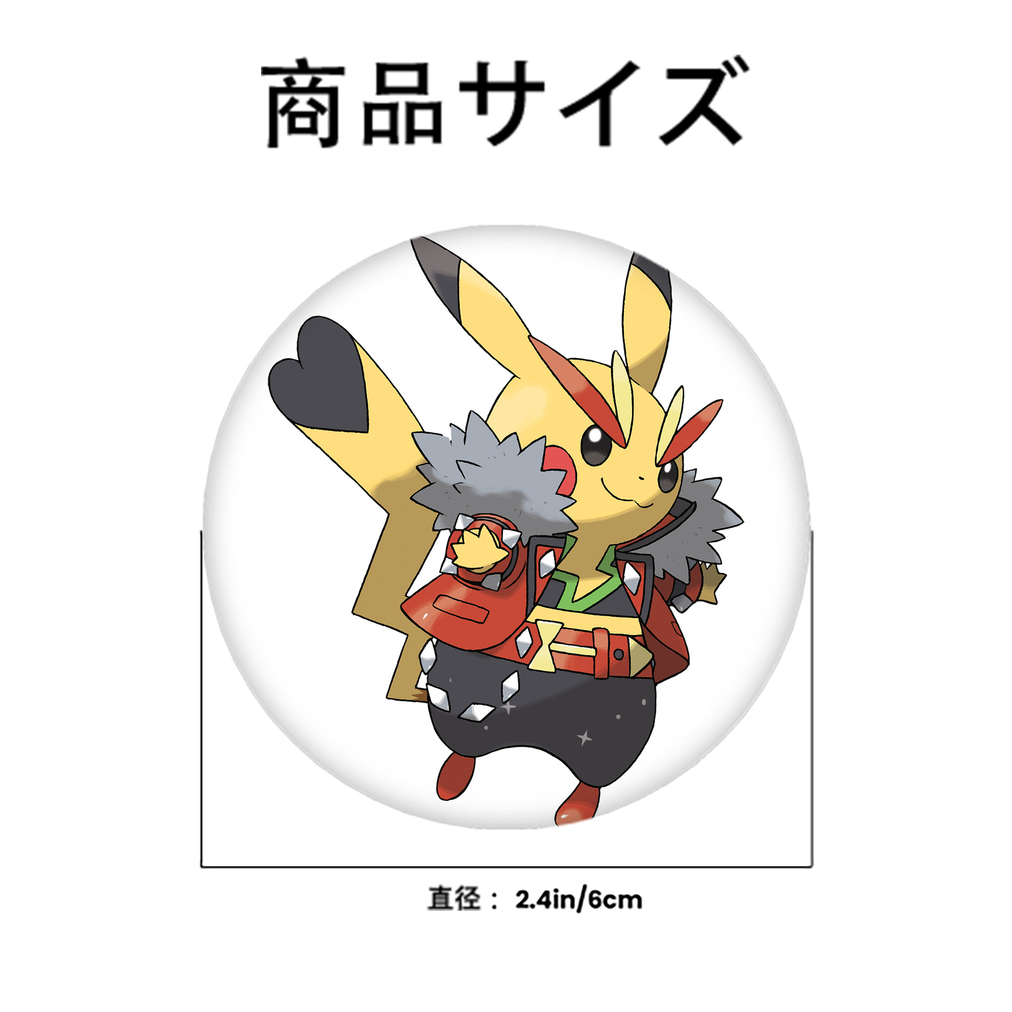 ポケットモンスター Pokémon 6cm 缶バッジ 複数セット