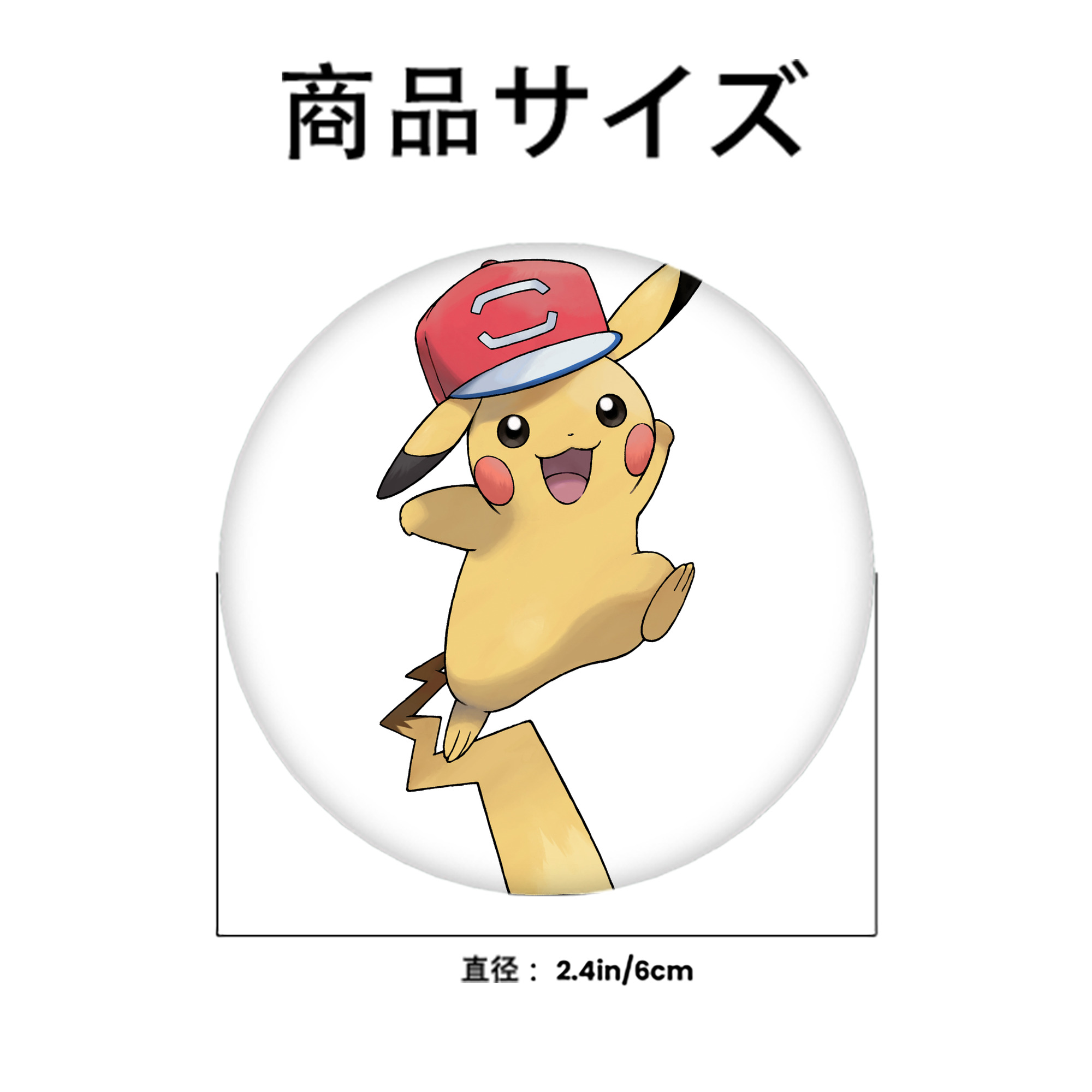 ポケットモンスター Pokémon 6cm 缶バッジ 複数セット