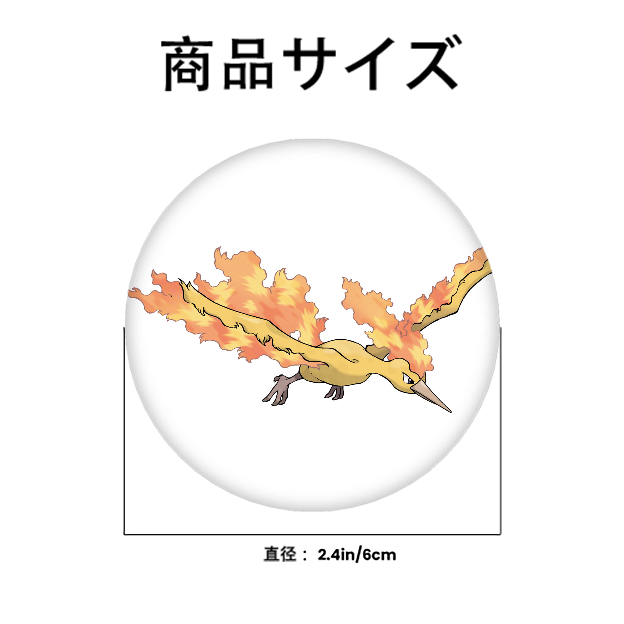 ポケットモンスター Pokémon 6cm 缶バッジ 複数セット