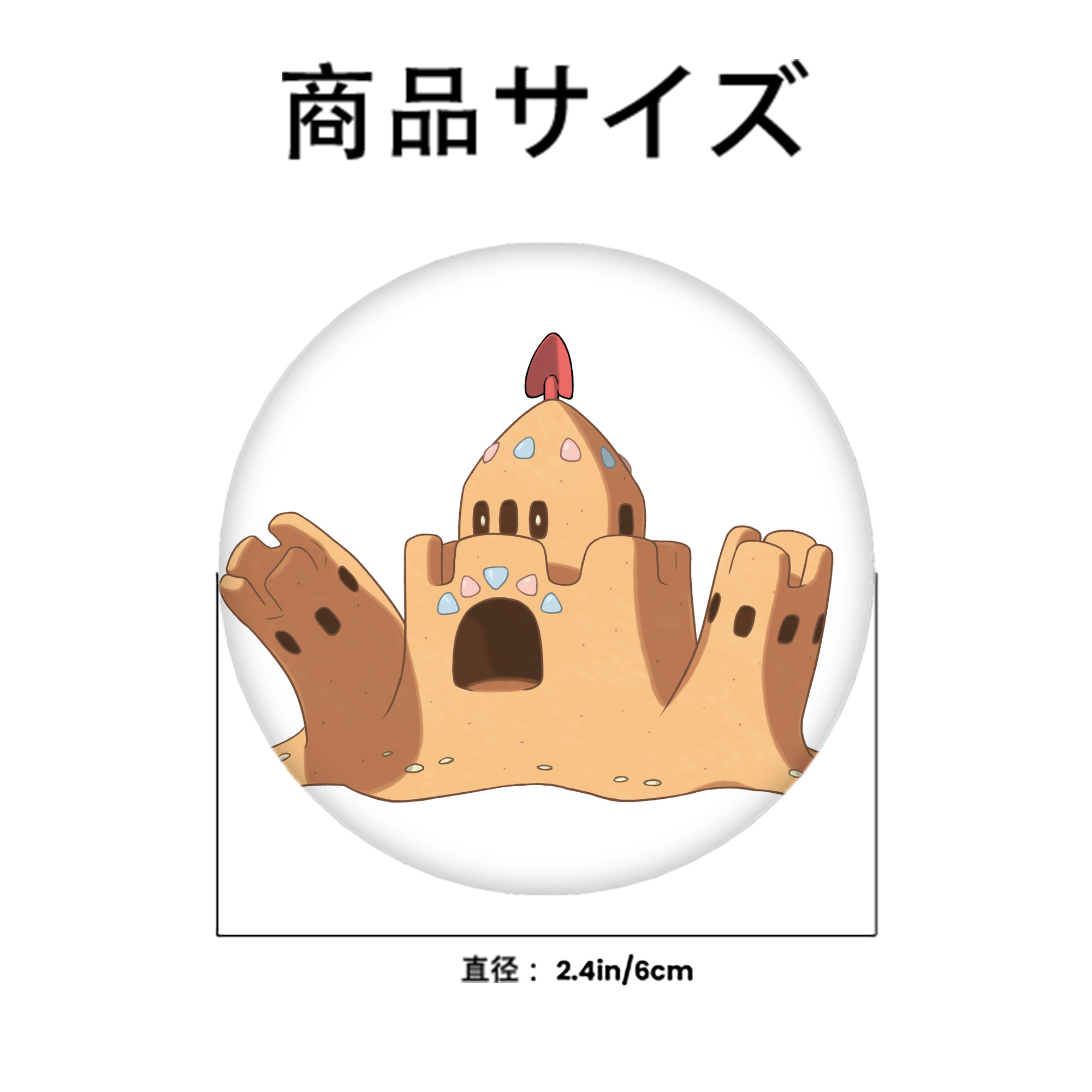 ポケットモンスター Pokémon 6cm 缶バッジ 複数セット