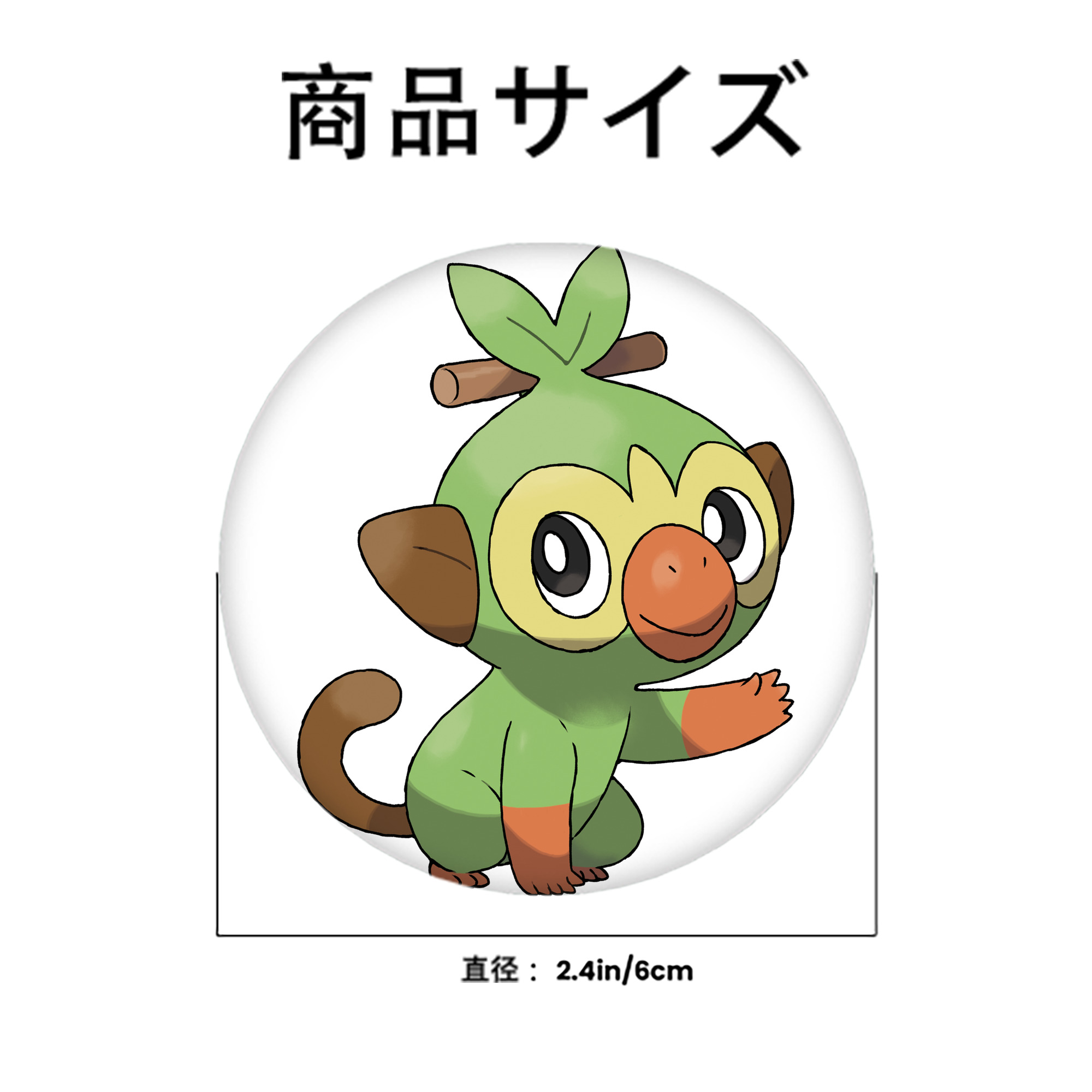 ポケットモンスター Pokémon 6cm 缶バッジ 複数セット