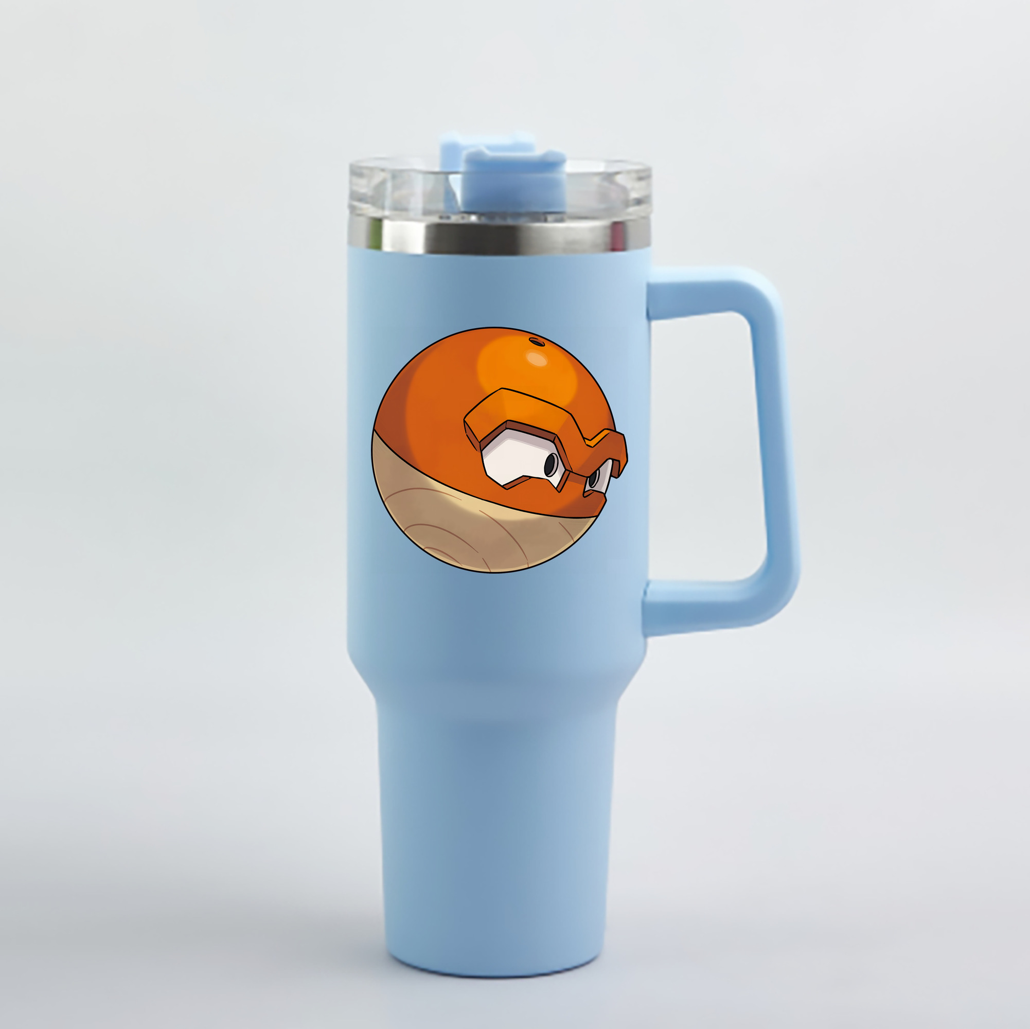 （画像用） ポケットモンスター Pokémon 1200mL車用タンブラー - クリスタルステッカー（プラスチックストロー付き）