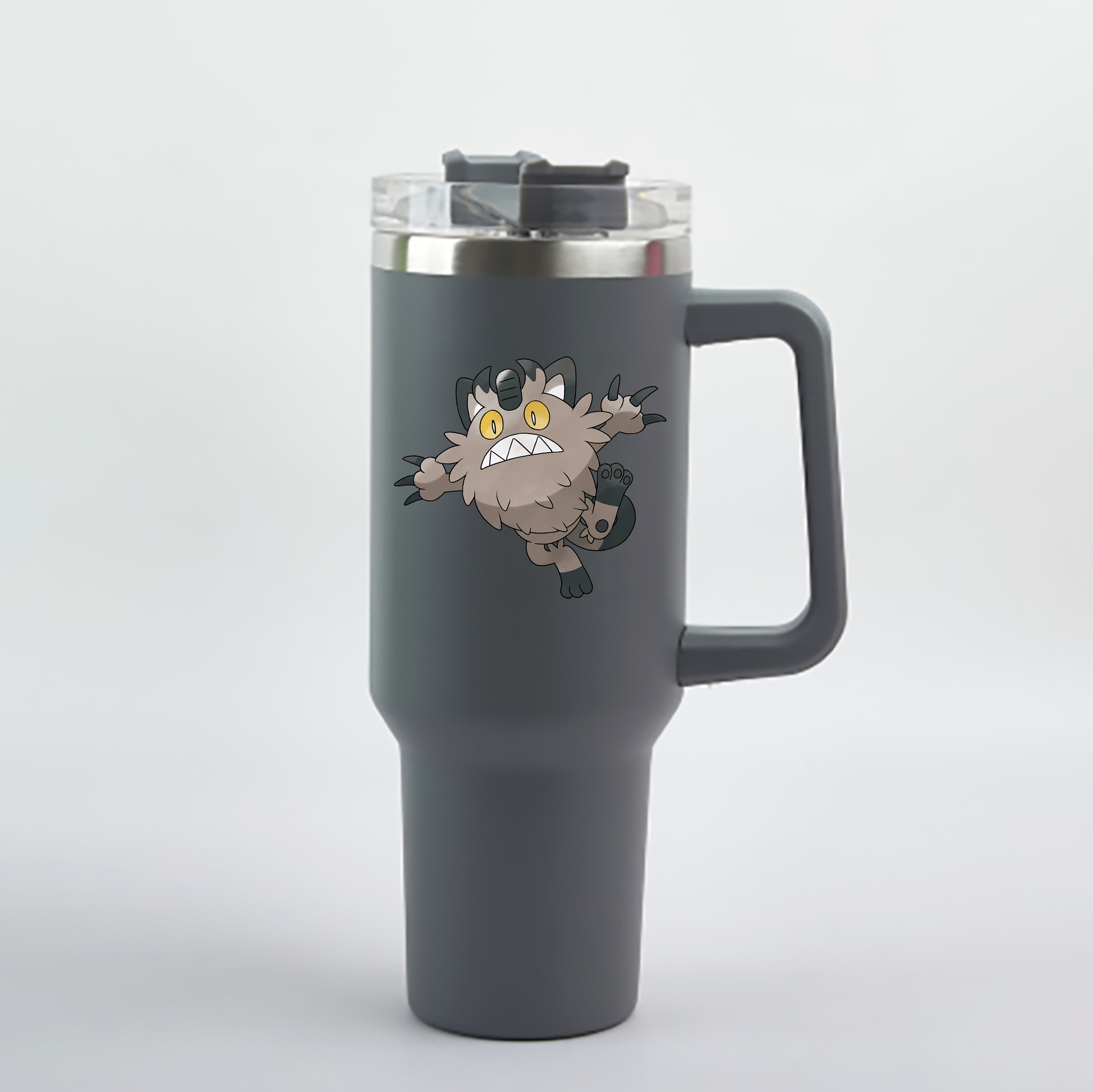 （画像用） ポケットモンスター Pokémon 1200mL車用タンブラー - クリスタルステッカー（プラスチックストロー付き）