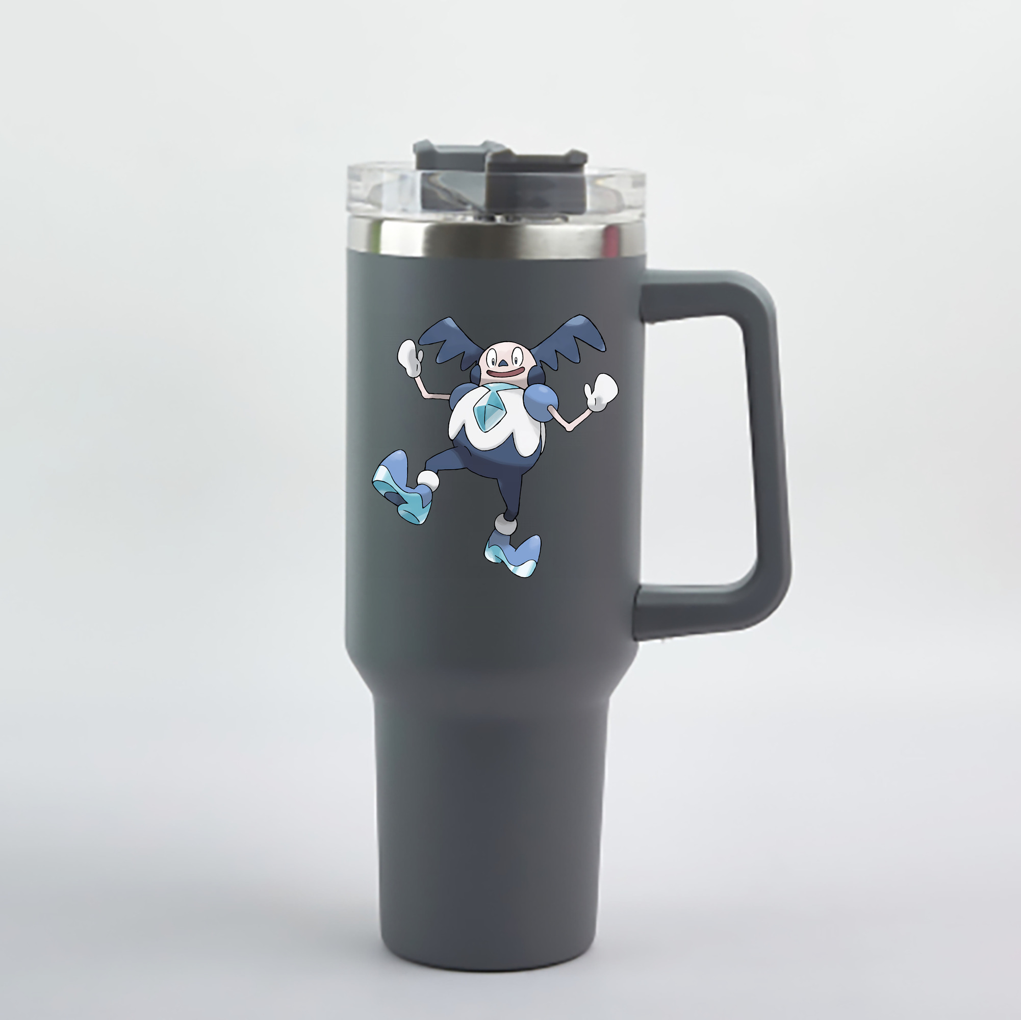 （画像用） ポケットモンスター Pokémon 1200mL車用タンブラー - クリスタルステッカー（プラスチックストロー付き）