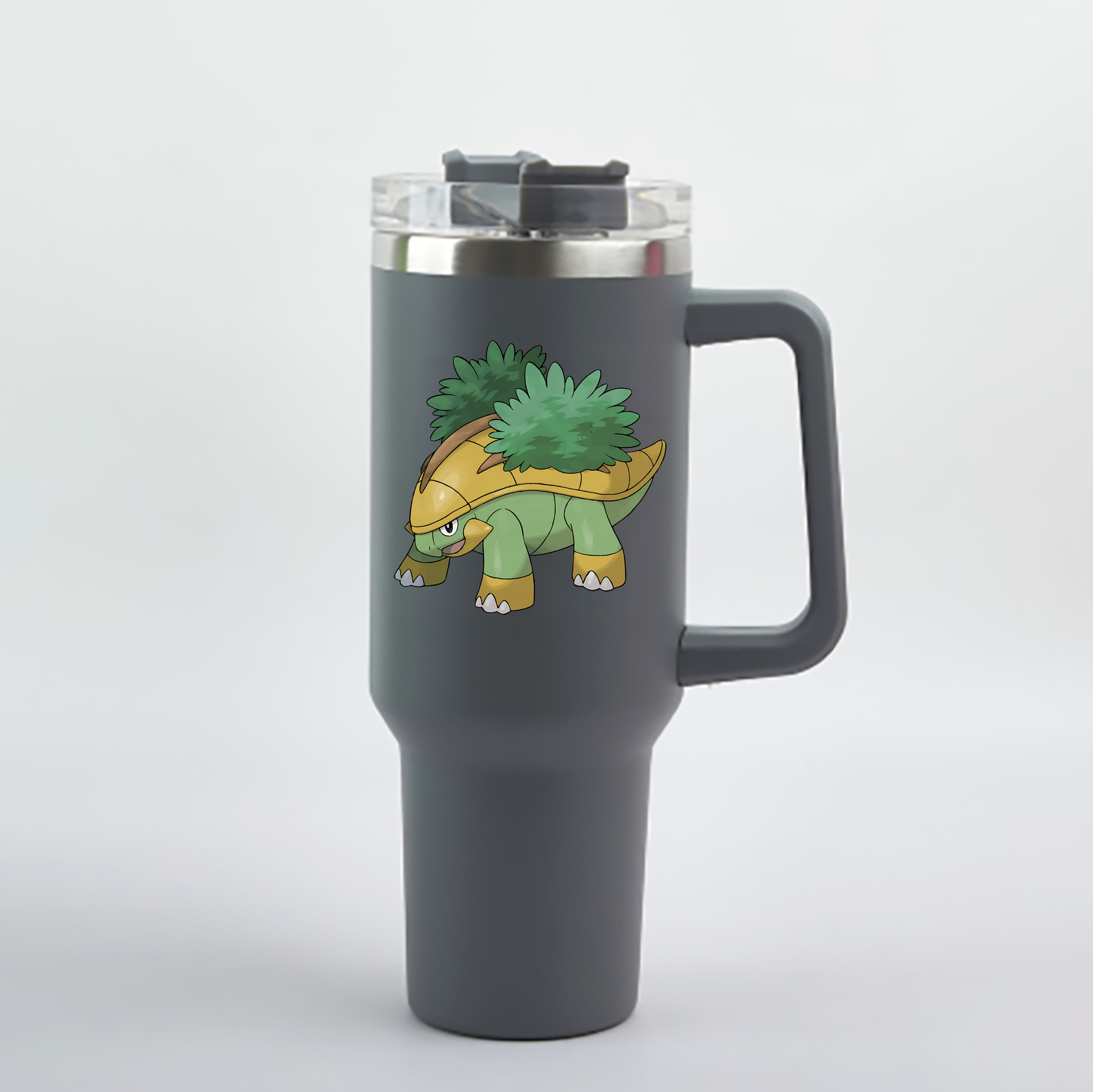（画像用） ポケットモンスター Pokémon 1200mL車用タンブラー - クリスタルステッカー（プラスチックストロー付き）