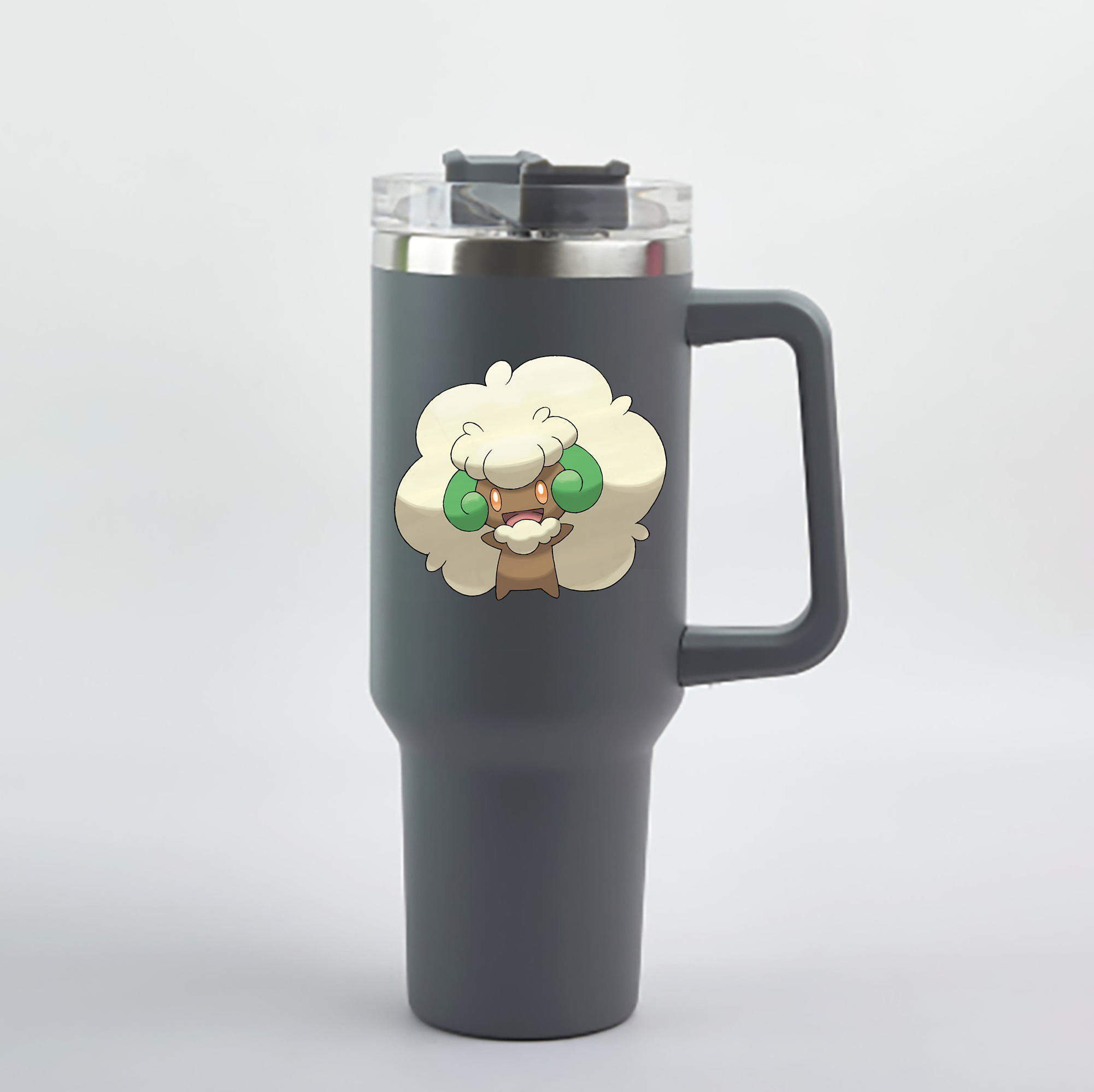 （画像用） ポケットモンスター Pokémon 1200mL車用タンブラー - クリスタルステッカー（プラスチックストロー付き）
