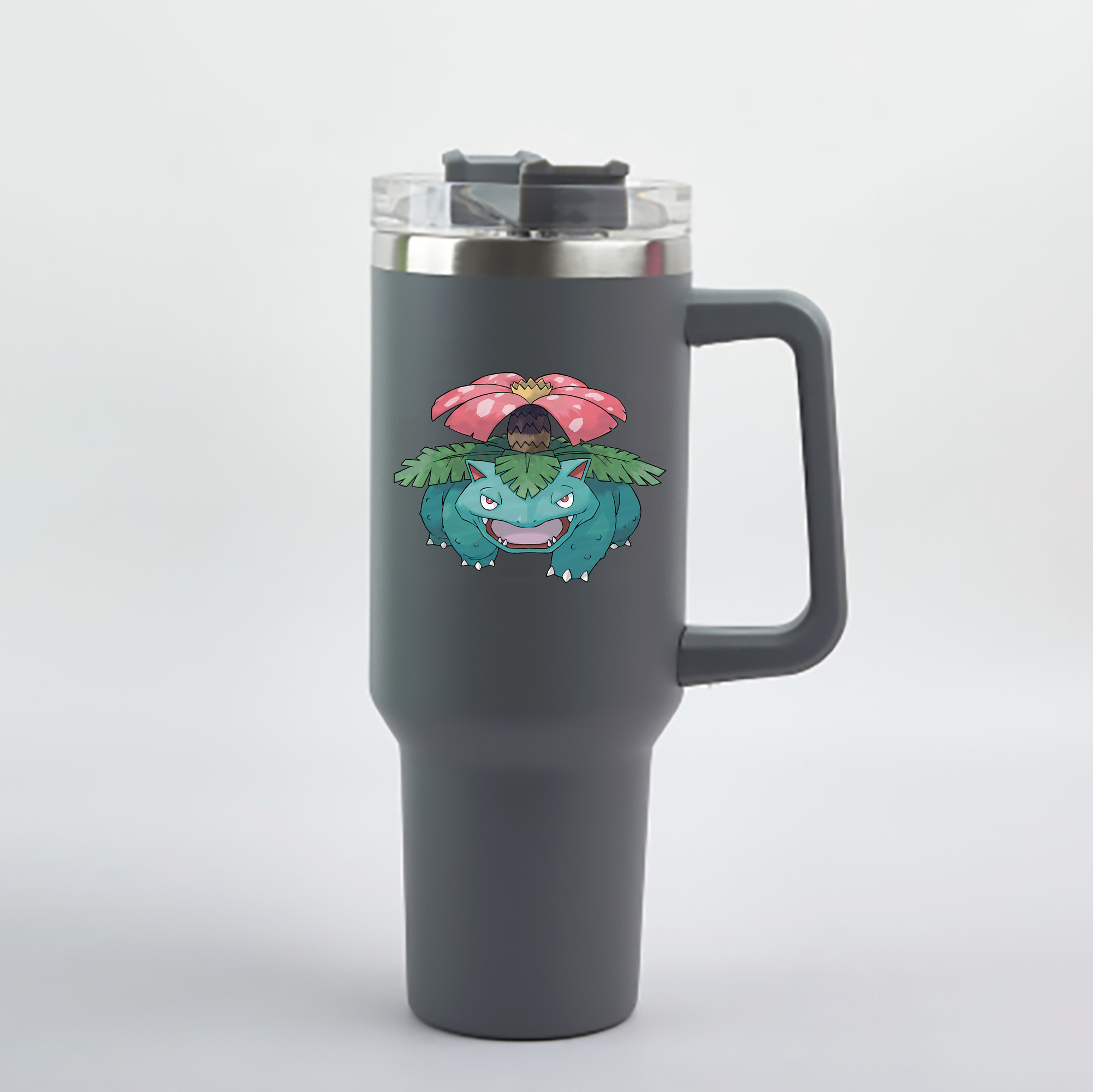 （画像用） ポケットモンスター Pokémon 1200mL車用タンブラー - クリスタルステッカー（プラスチックストロー付き）