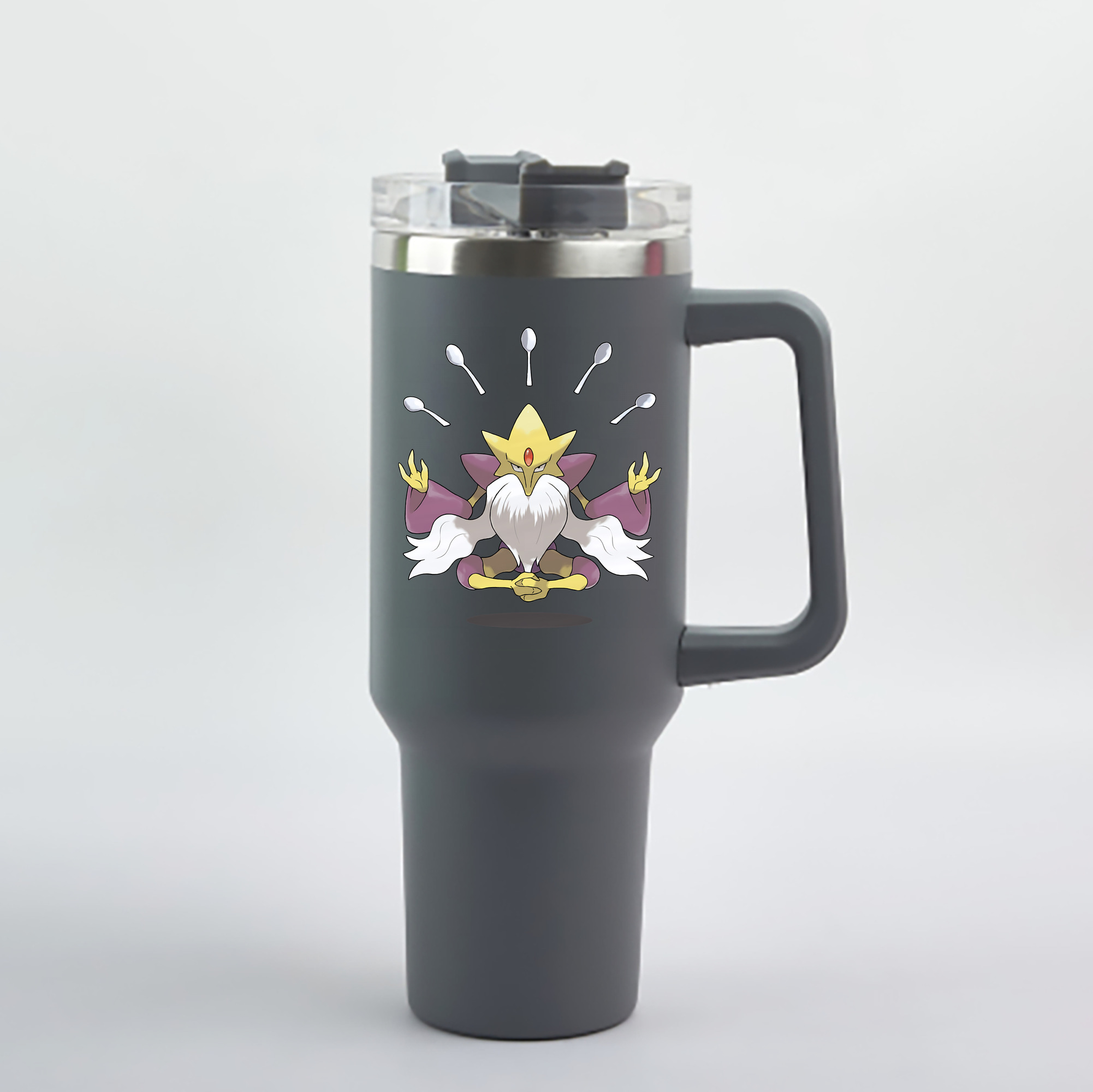 （画像用） ポケットモンスター Pokémon 1200mL車用タンブラー - クリスタルステッカー（プラスチックストロー付き）