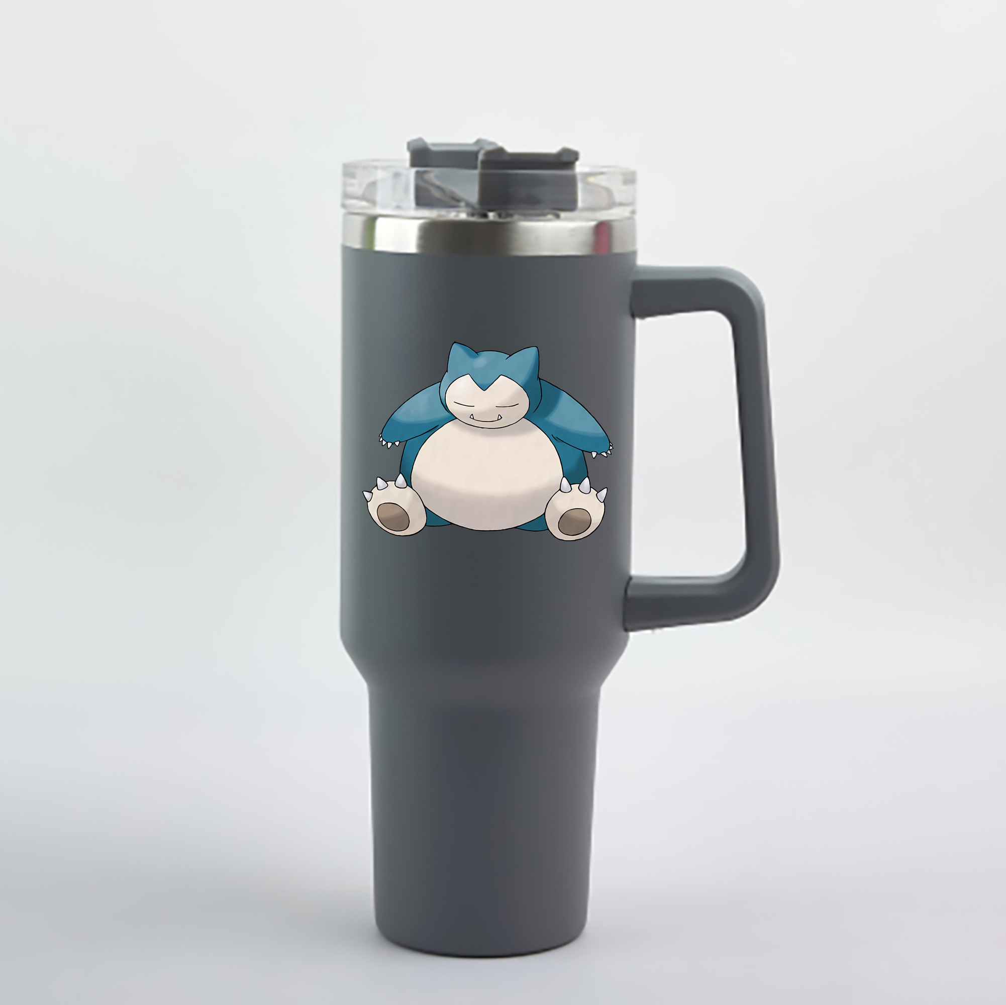 （画像用） ポケットモンスター Pokémon 1200mL車用タンブラー - クリスタルステッカー（プラスチックストロー付き）