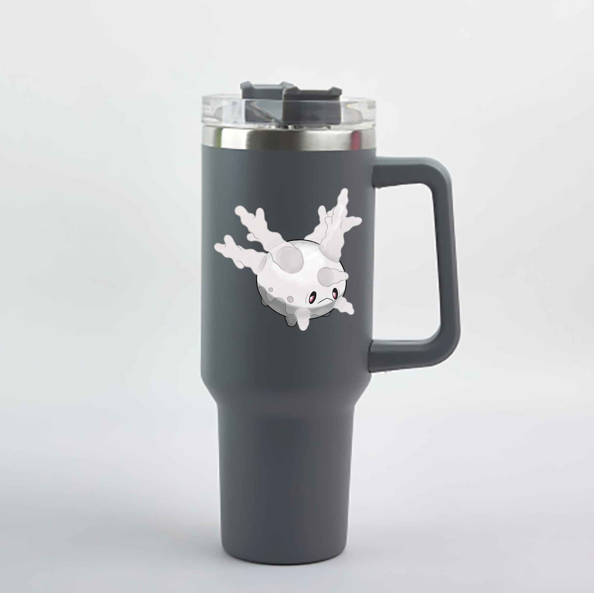 （画像用） ポケットモンスター Pokémon 1200mL車用タンブラー - クリスタルステッカー（プラスチックストロー付き）