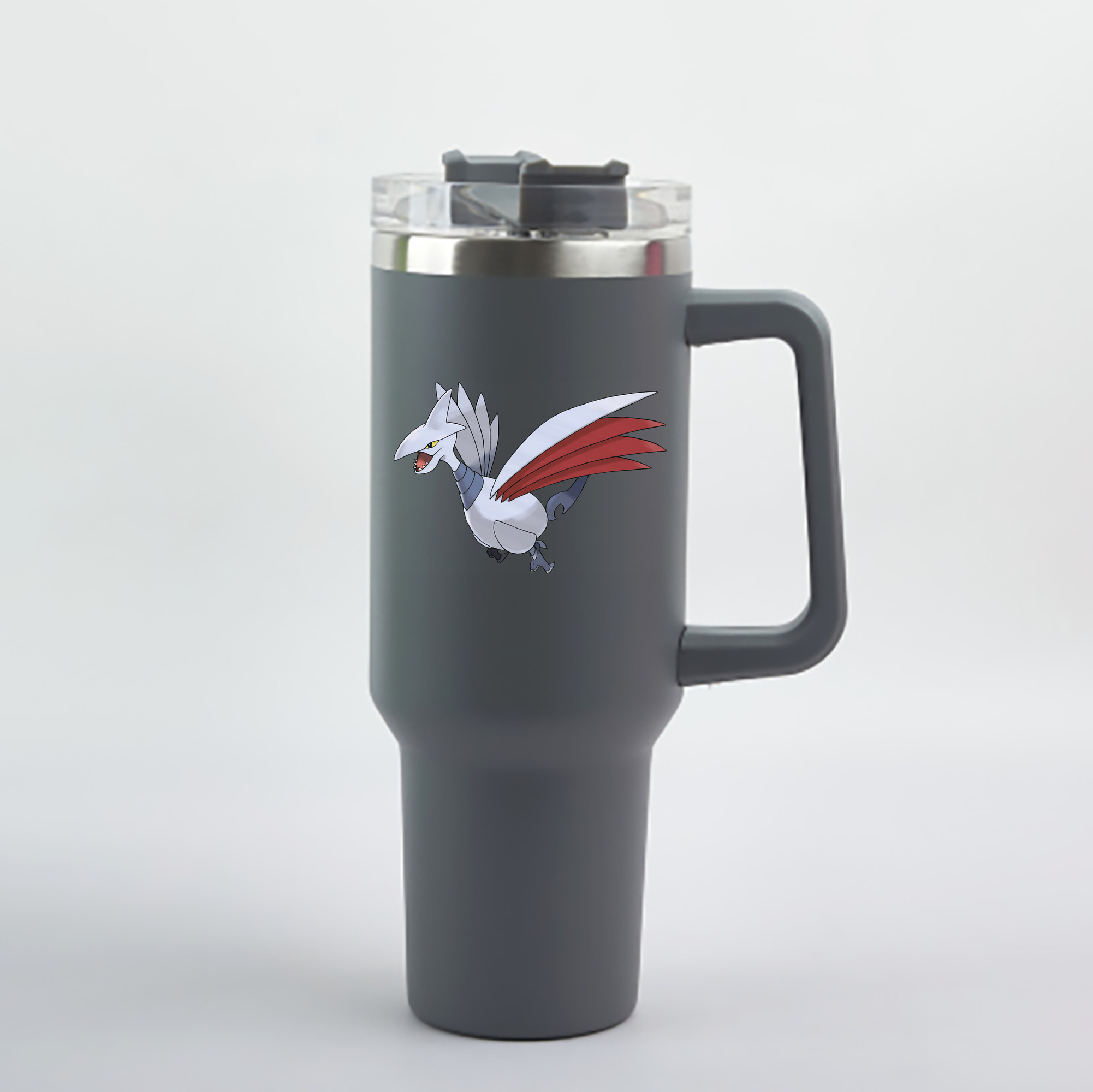 （画像用） ポケットモンスター Pokémon 1200mL車用タンブラー - クリスタルステッカー（プラスチックストロー付き）