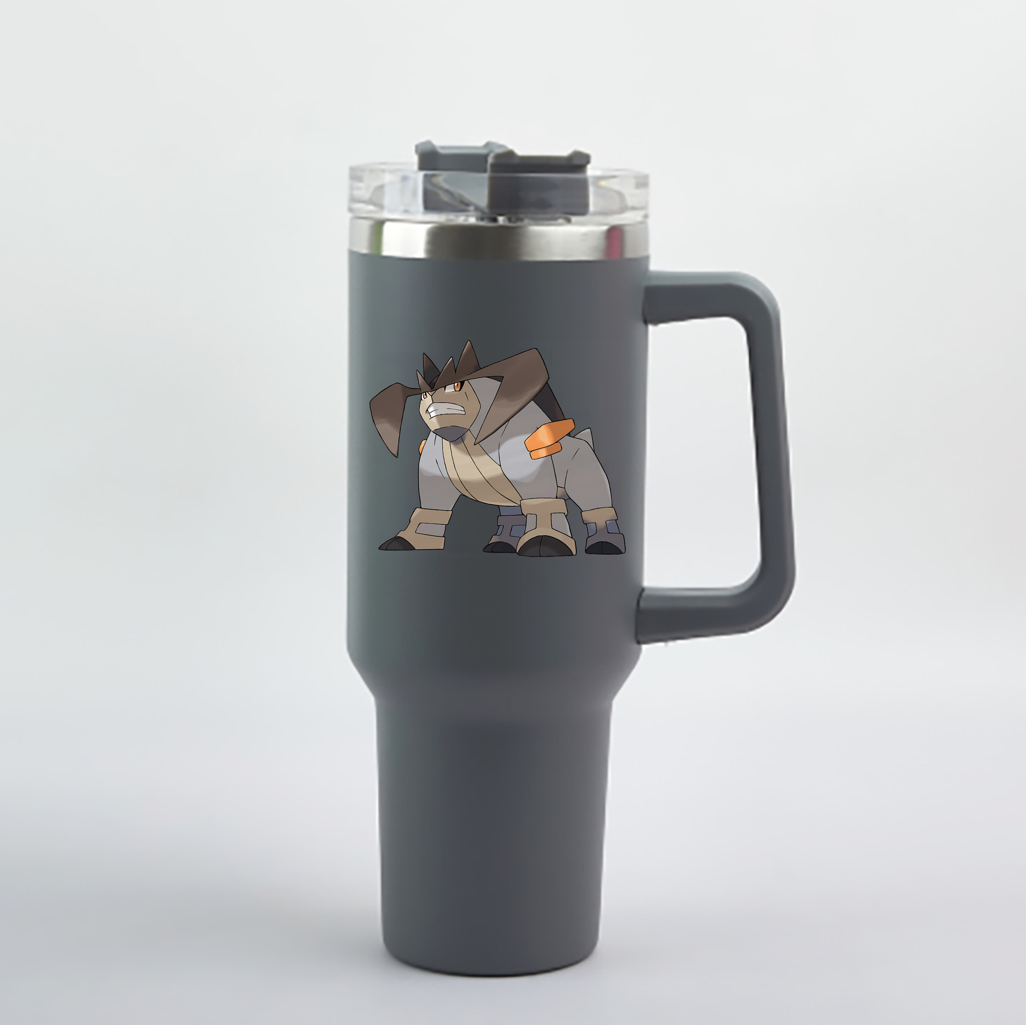 （画像用） ポケットモンスター Pokémon 1200mL車用タンブラー - クリスタルステッカー（プラスチックストロー付き）