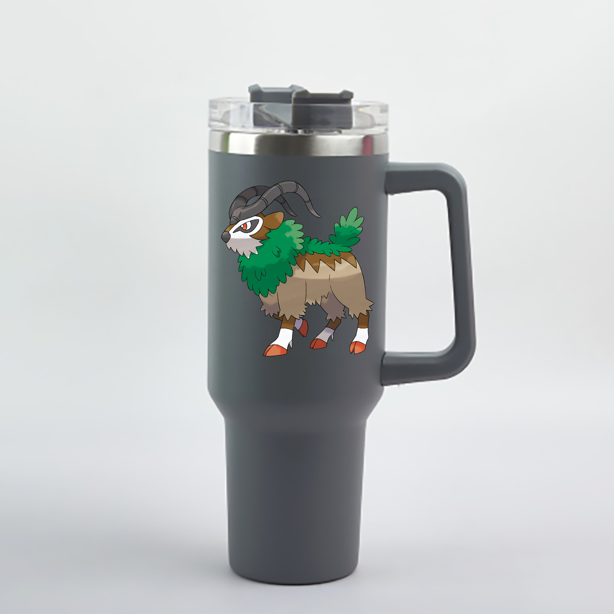 （画像用） ポケットモンスター Pokémon 1200mL車用タンブラー - クリスタルステッカー（プラスチックストロー付き）