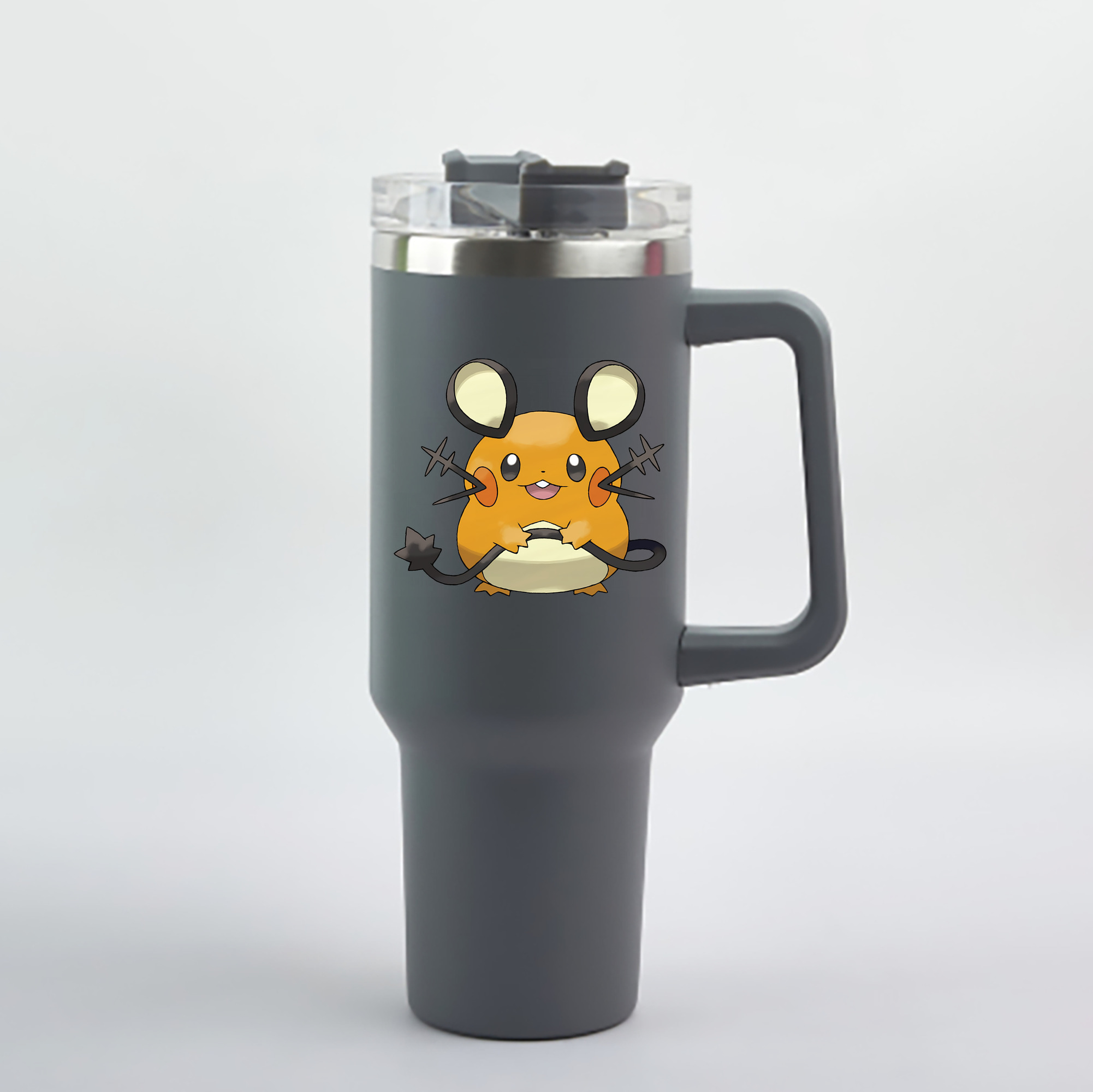 （画像用） ポケットモンスター Pokémon 1200mL車用タンブラー - クリスタルステッカー（プラスチックストロー付き）