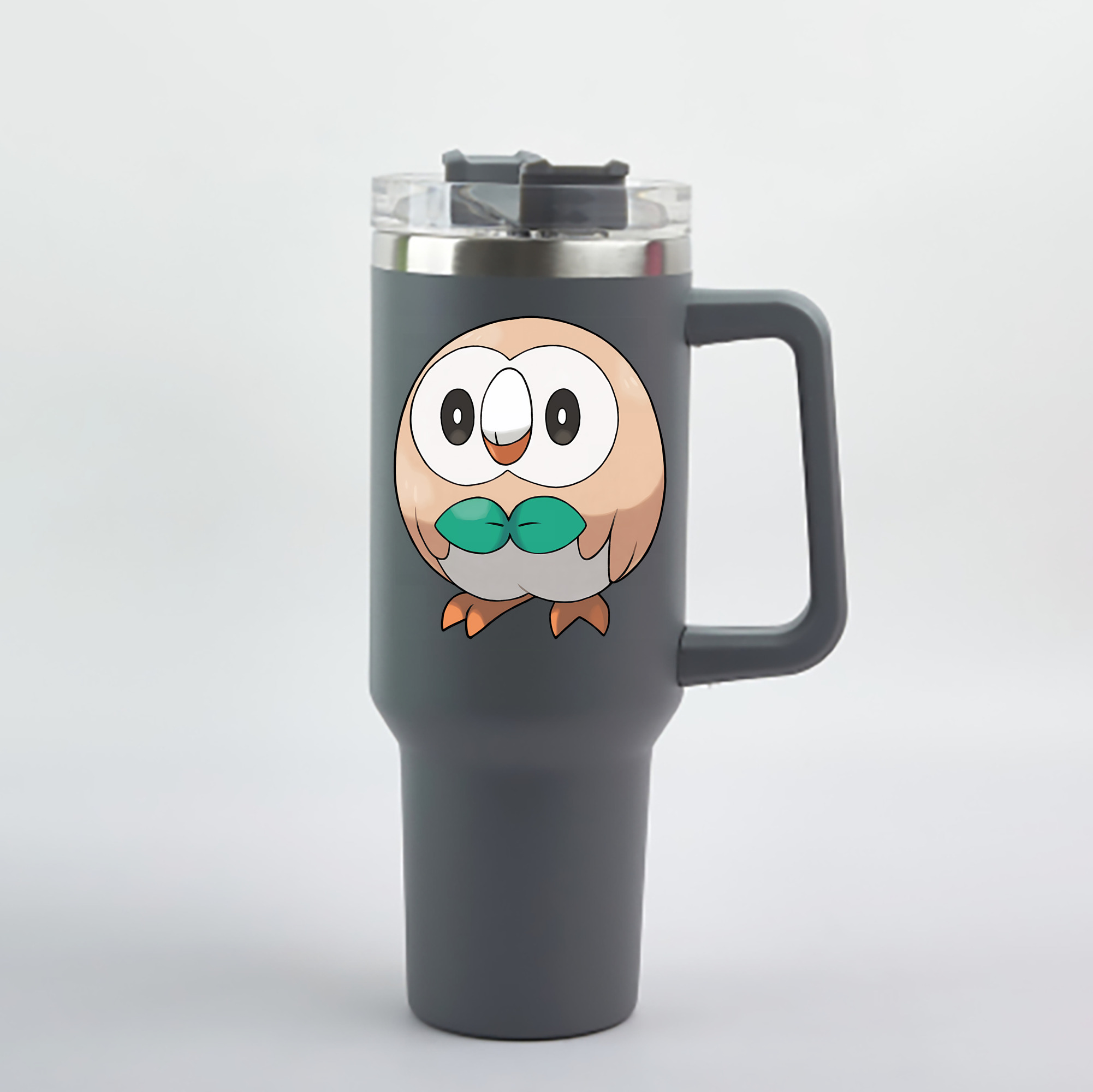 （画像用） ポケットモンスター Pokémon 1200mL車用タンブラー - クリスタルステッカー（プラスチックストロー付き）