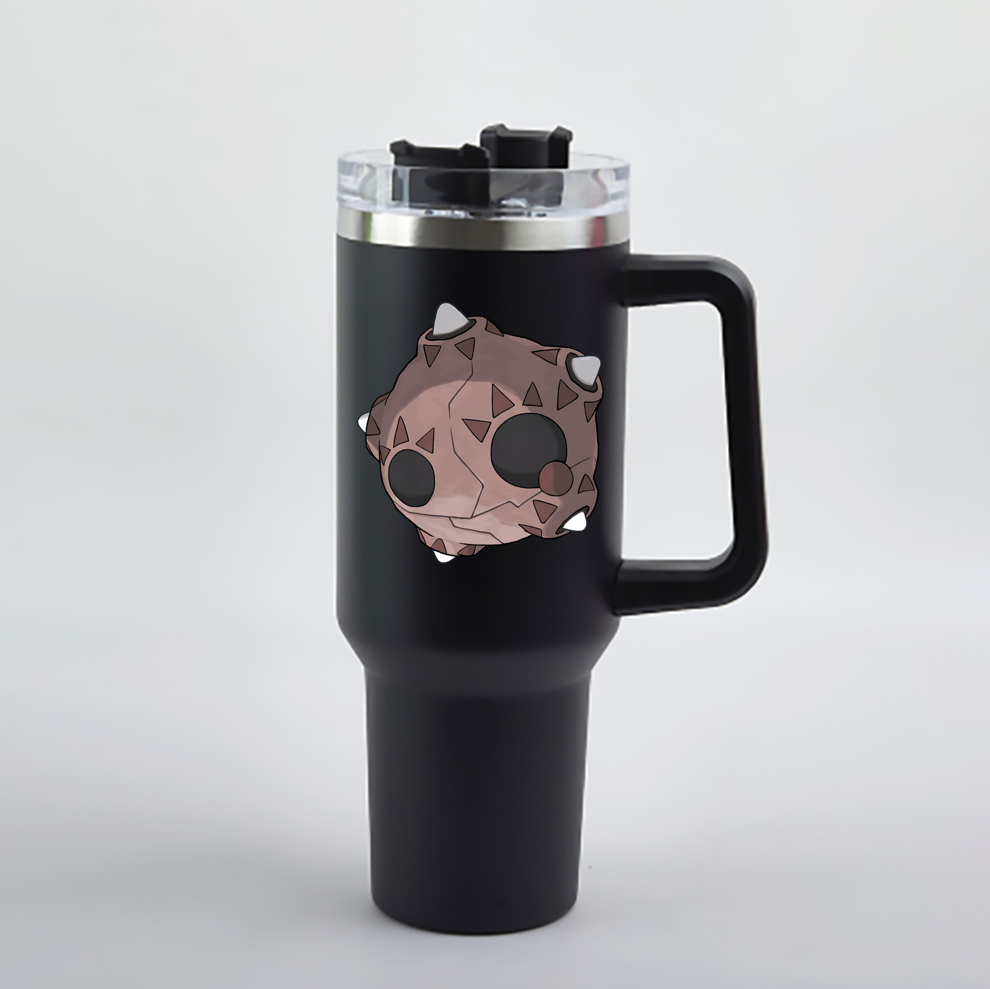 （画像用） ポケットモンスター Pokémon 1200mL車用タンブラー - クリスタルステッカー（プラスチックストロー付き）