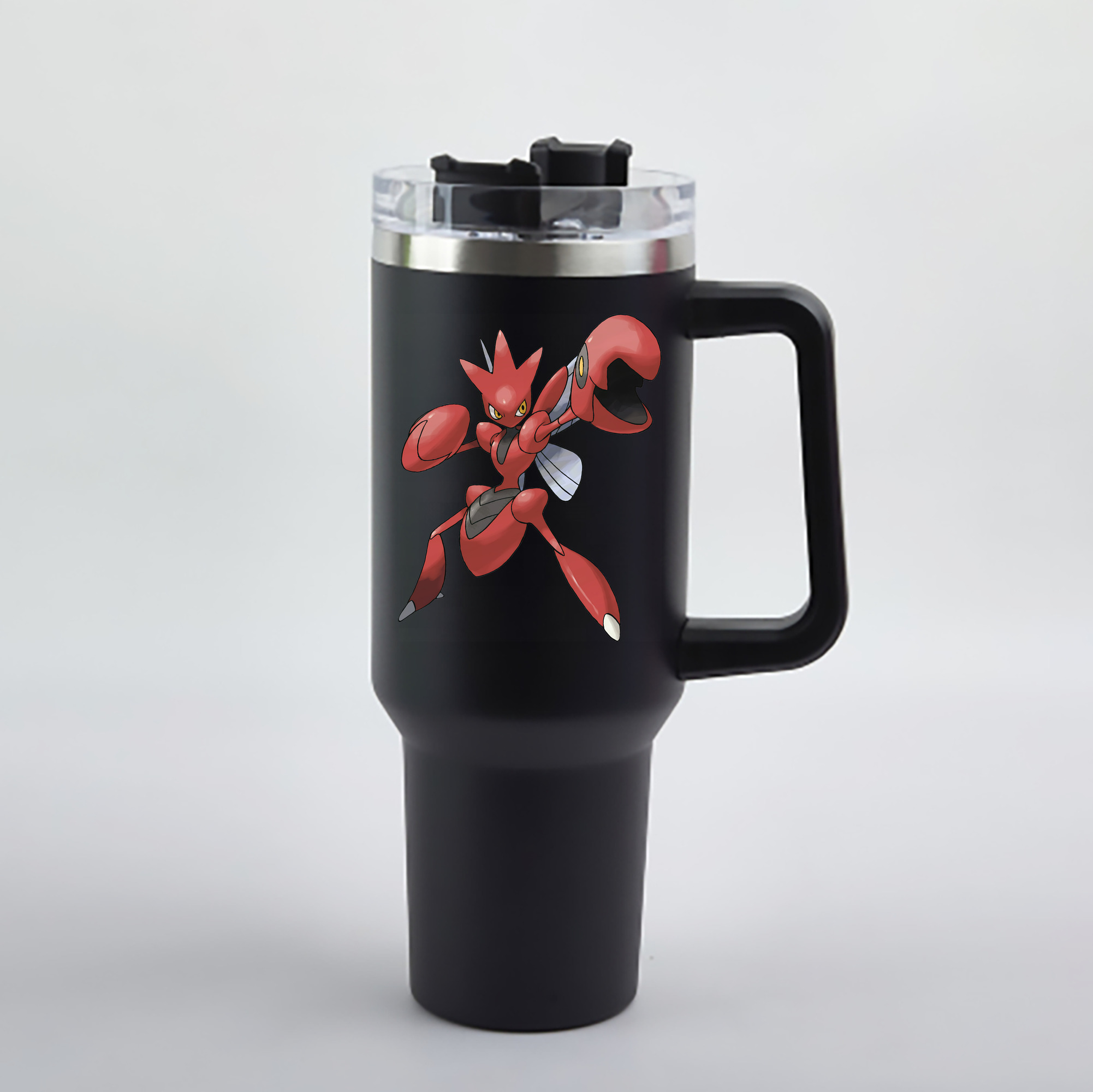 （画像用） ポケットモンスター Pokémon 1200mL車用タンブラー - クリスタルステッカー（プラスチックストロー付き）
