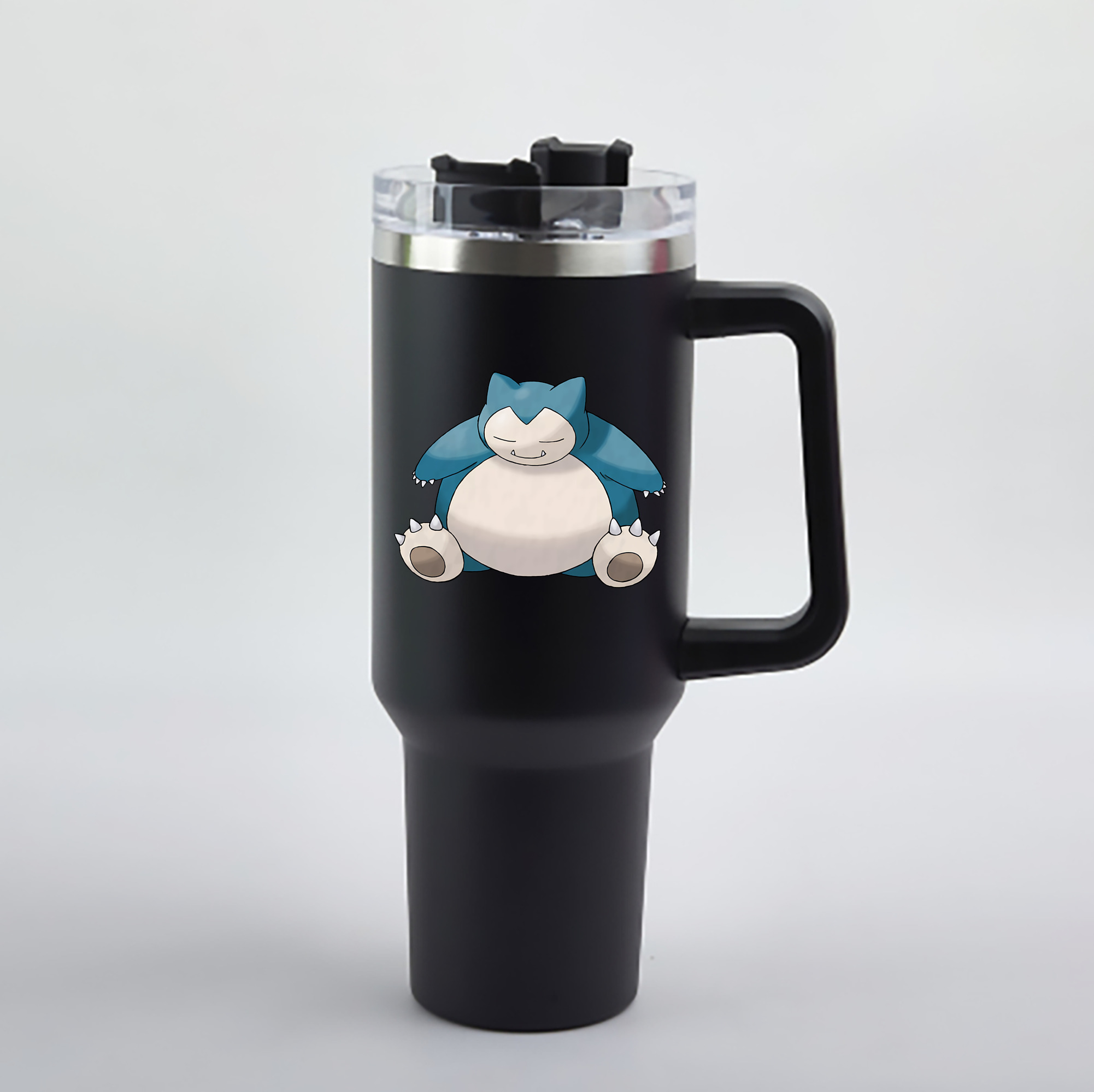 （画像用） ポケットモンスター Pokémon 1200mL車用タンブラー - クリスタルステッカー（プラスチックストロー付き）