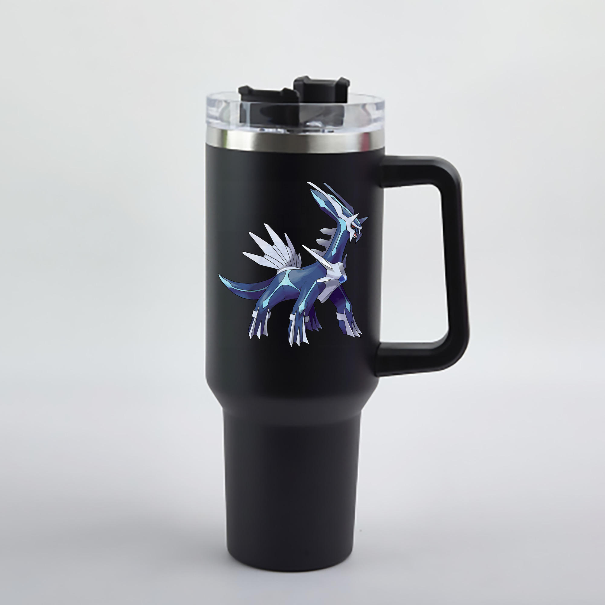 （画像用） ポケットモンスター Pokémon 1200mL車用タンブラー - クリスタルステッカー（プラスチックストロー付き）