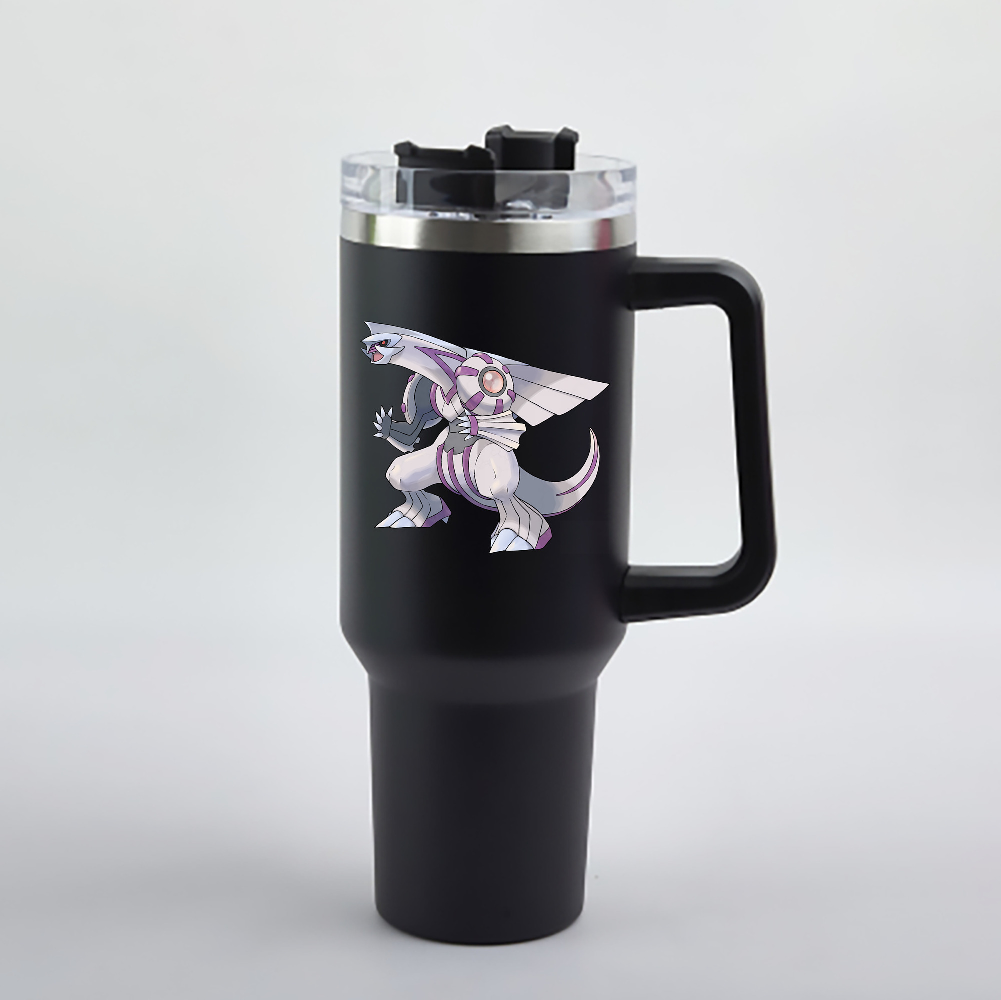 （画像用） ポケットモンスター Pokémon 1200mL車用タンブラー - クリスタルステッカー（プラスチックストロー付き）